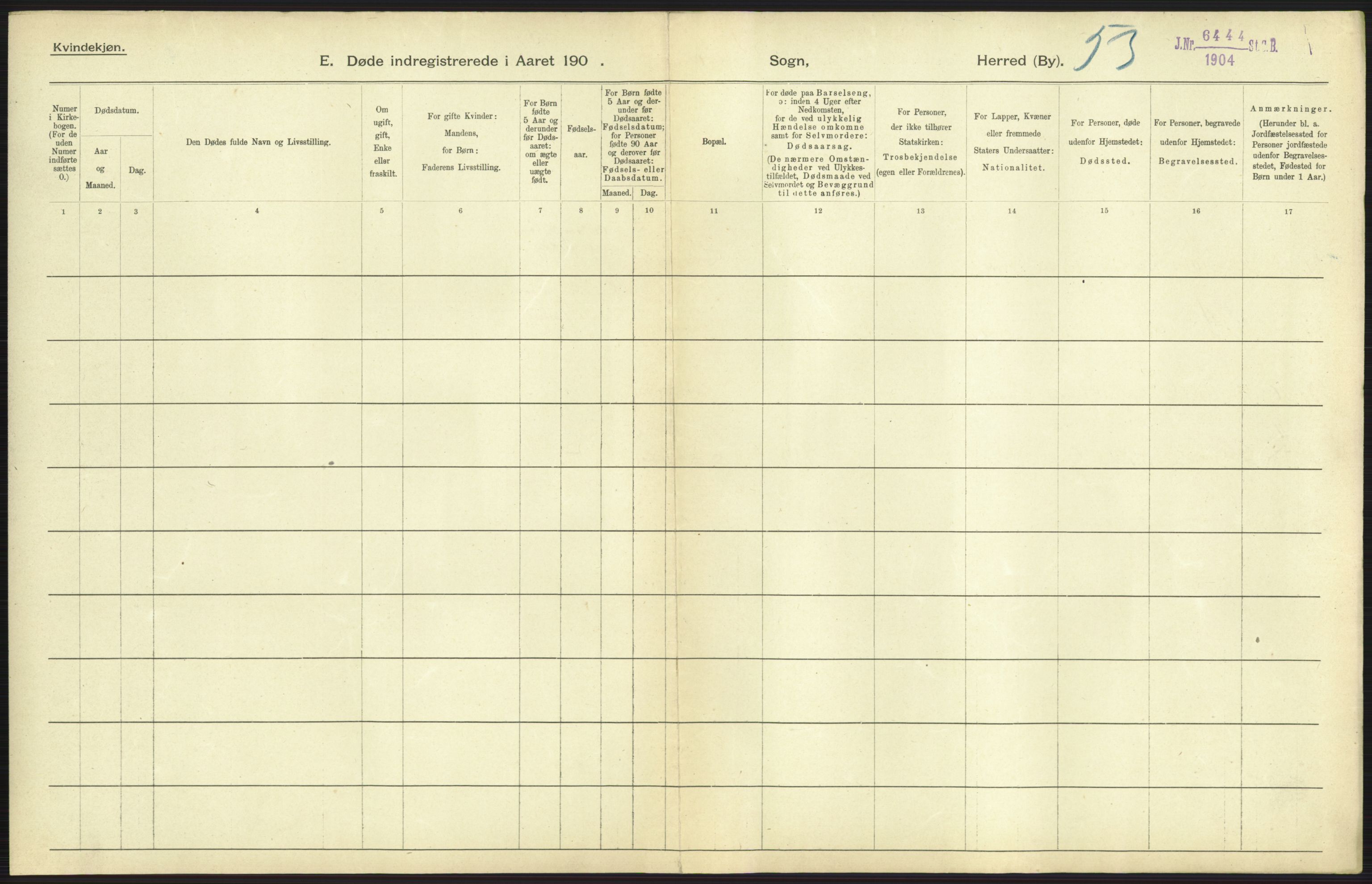 Statistisk sentralbyrå, Sosiodemografiske emner, Befolkning, RA/S-2228/D/Df/Dfa/Dfaa/L0022: Finnmarkens amt: Fødte, gifte, døde., 1903, s. 245