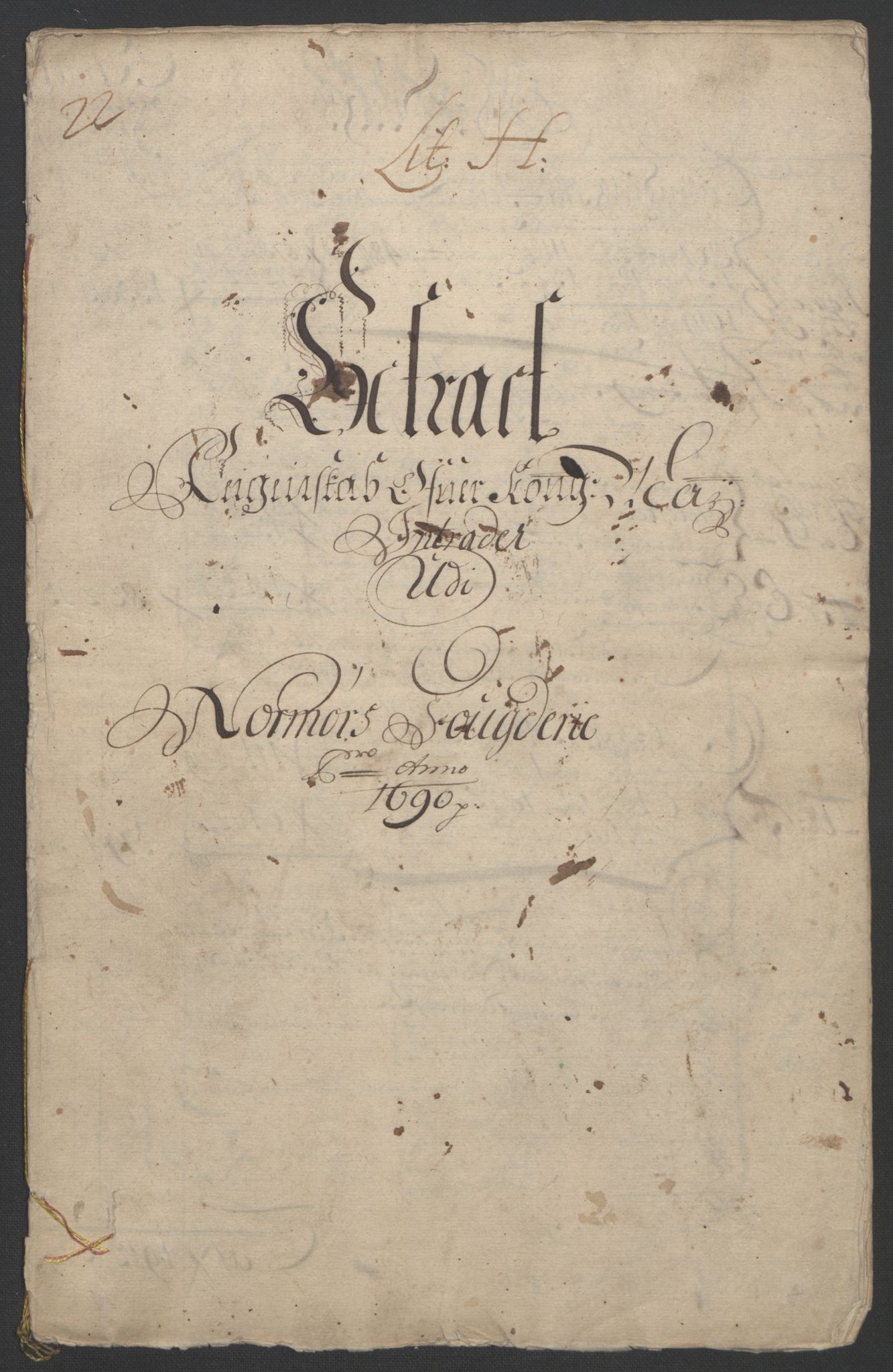 Rentekammeret inntil 1814, Reviderte regnskaper, Fogderegnskap, AV/RA-EA-4092/R56/L3734: Fogderegnskap Nordmøre, 1690-1691, s. 3