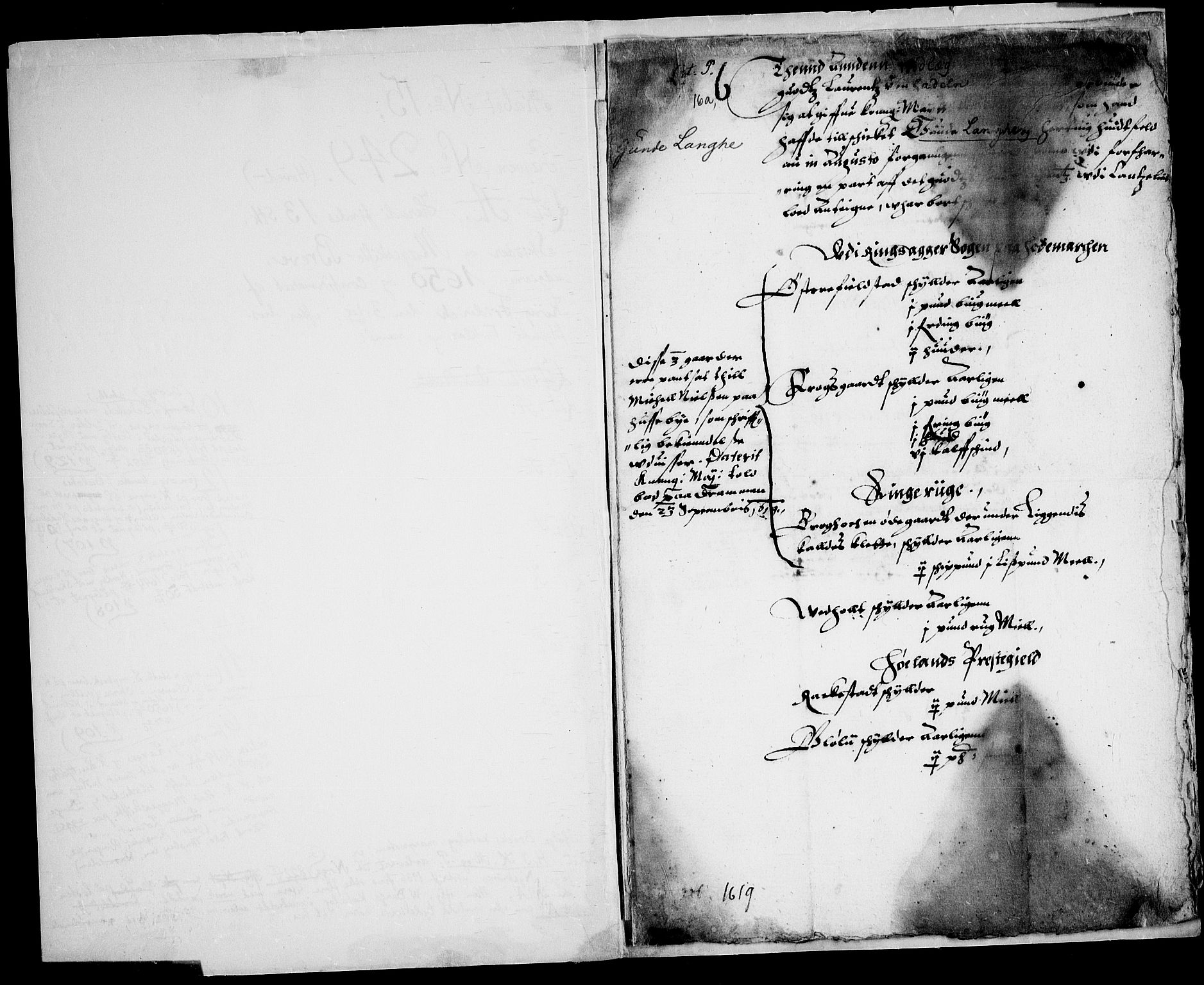 Danske Kanselli, Skapsaker, AV/RA-EA-4061/F/L0088: Skap 15, pakke 248B-259, litra F, 1650-1726, s. 113