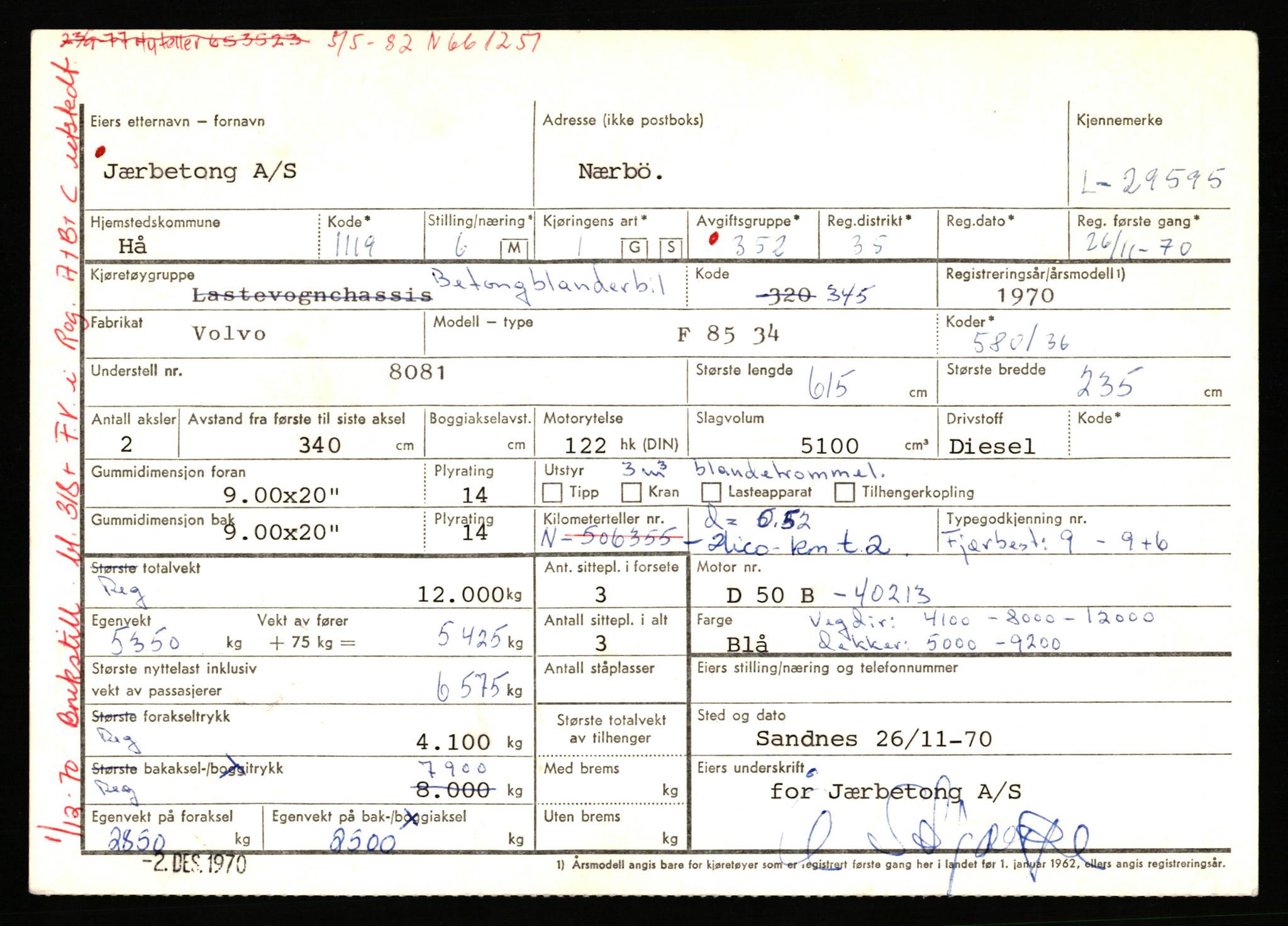 Stavanger trafikkstasjon, AV/SAST-A-101942/0/F/L0048: L-29100 - L-29899, 1930-1971, s. 1331