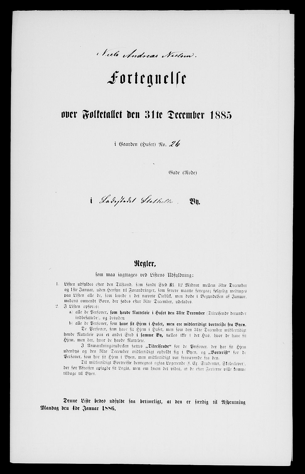 SAKO, Folketelling 1885 for 0803 Stathelle ladested, 1885, s. 50