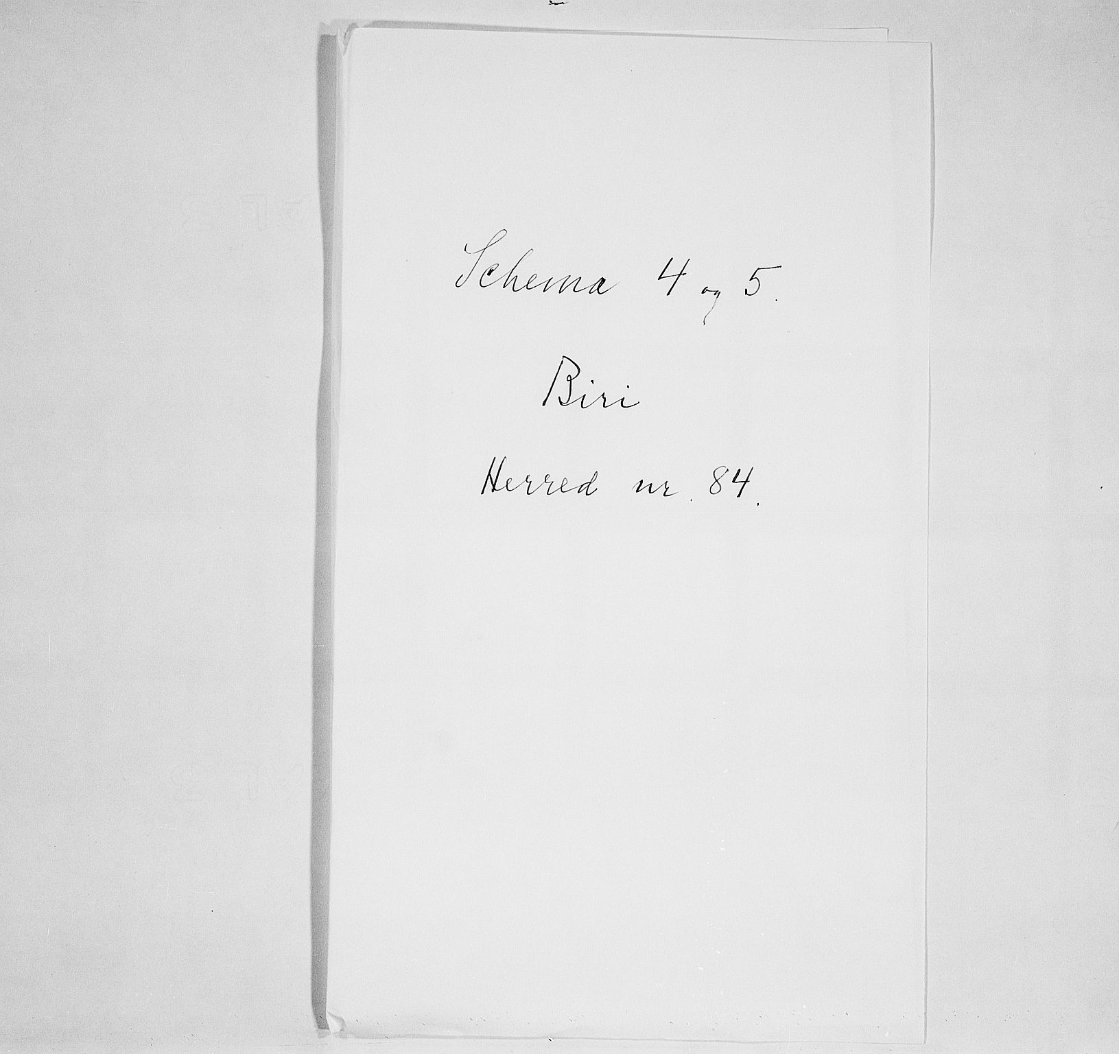 SAH, Folketelling 1900 for 0525 Biri herred, 1900, s. 1