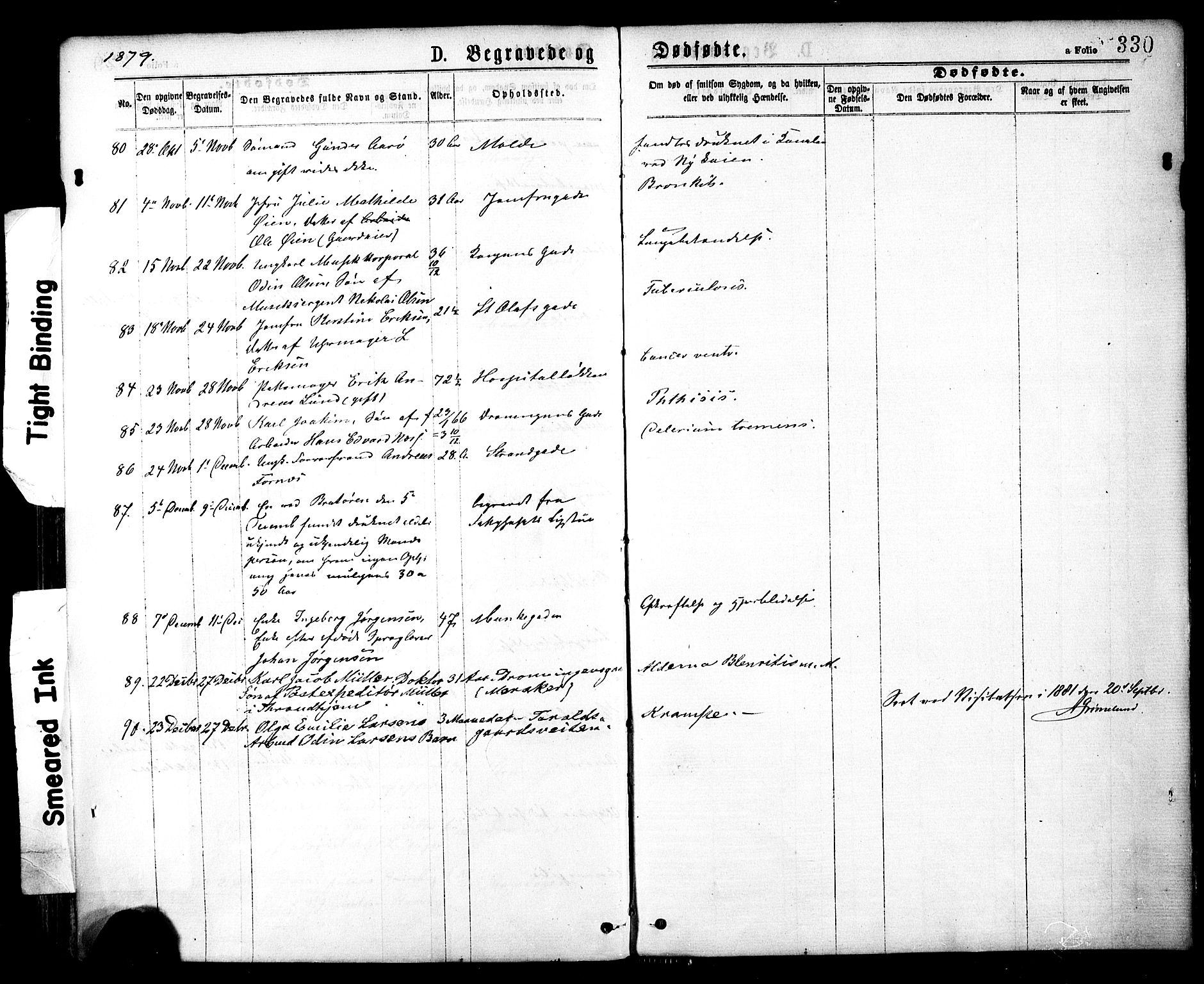 Ministerialprotokoller, klokkerbøker og fødselsregistre - Sør-Trøndelag, SAT/A-1456/602/L0118: Ministerialbok nr. 602A16, 1873-1879, s. 330