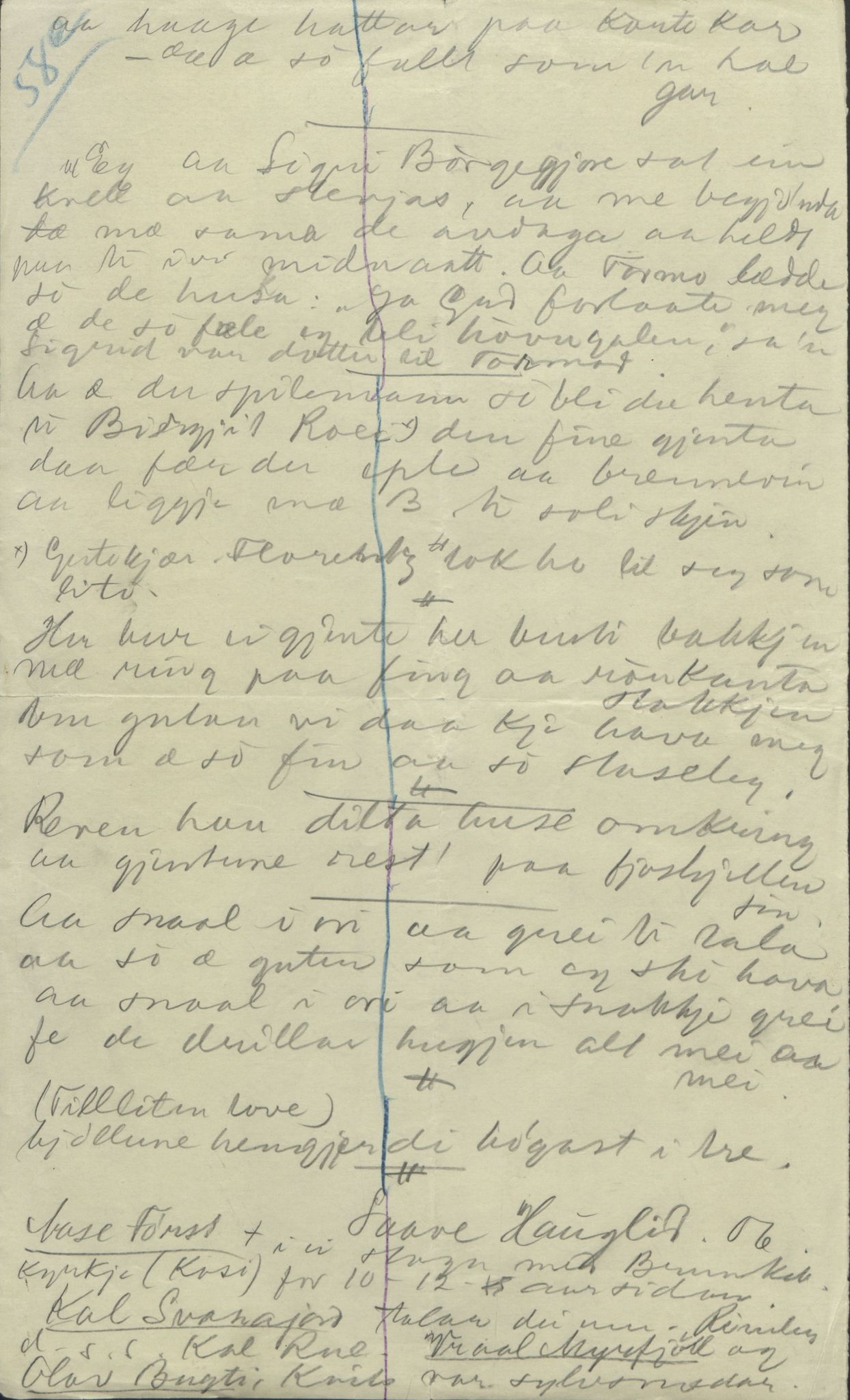 Rikard Berge, TEMU/TGM-A-1003/F/L0004/0044: 101-159 / 147 Visa om Storegut 4 vers. Også diverse kjelder. , 1906-1908, s. 58c
