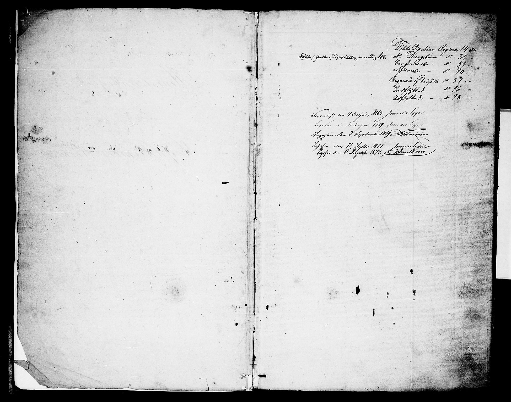 Lårdal kirkebøker, SAKO/A-284/G/Gc/L0002: Klokkerbok nr. III 2, 1852-1877, s. 2