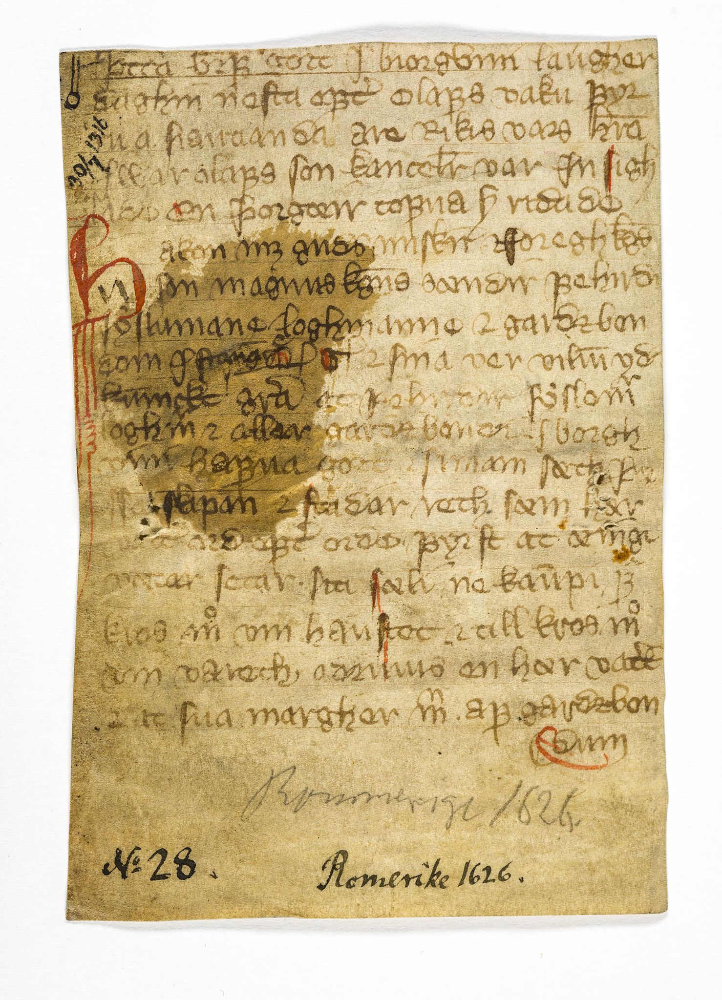 Riksarkivets diplomsamling, AV/RA-EA-5965/F26/L0003: Norrøne membranfragmenter bestand 11-30, 1100-1536, s. 170