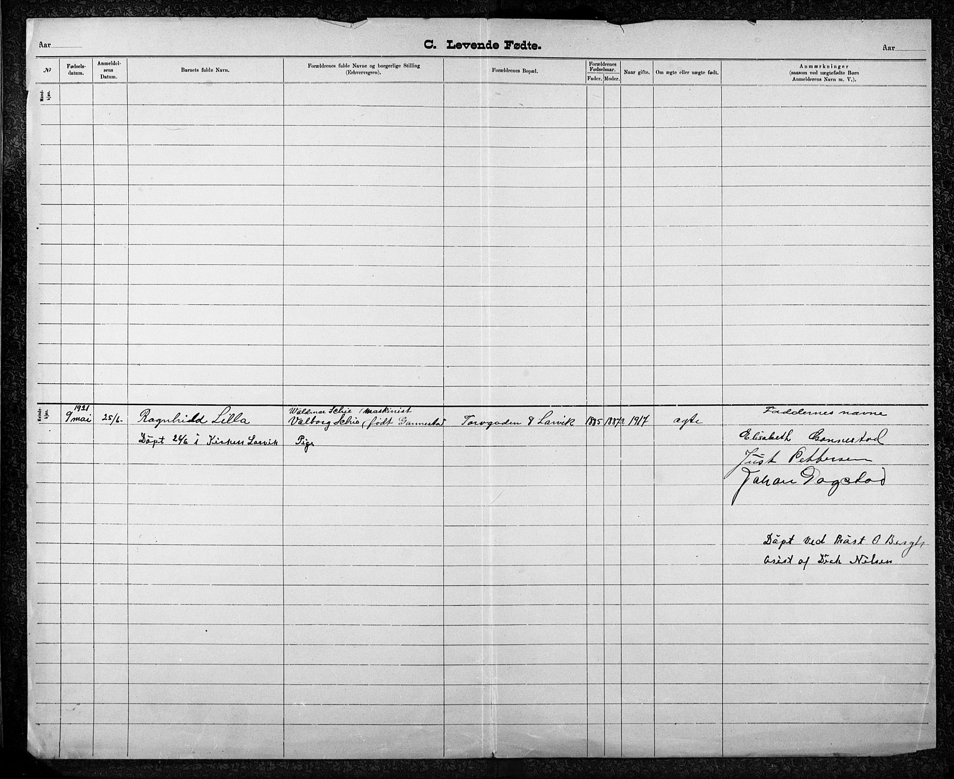 Den katolsk-apostoliske menighet i Larvik, AV/SAKO-P-953/F/Fa/L0001: Dissenterprotokoll nr. 1, 1892-1933