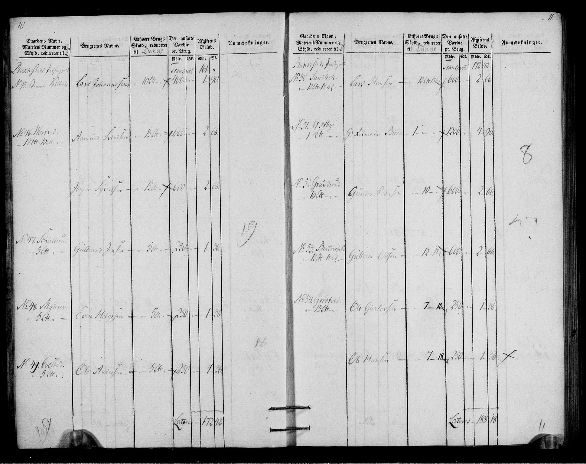 Rentekammeret inntil 1814, Realistisk ordnet avdeling, RA/EA-4070/N/Ne/Nea/L0003: Rakkestad, Heggen og Frøland fogderi. Oppebørselsregister, 1803, s. 8