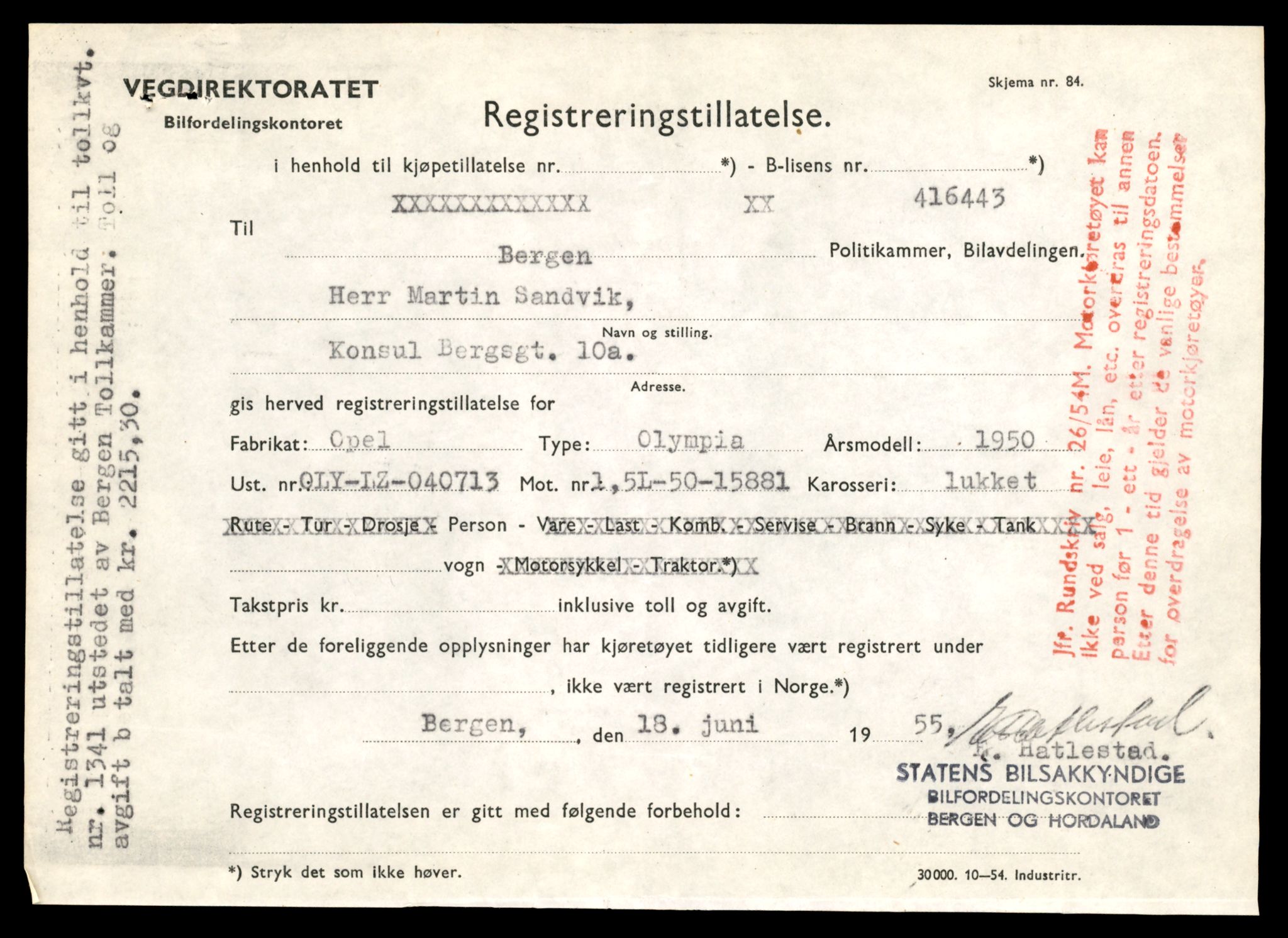 Møre og Romsdal vegkontor - Ålesund trafikkstasjon, AV/SAT-A-4099/F/Fe/L0049: Registreringskort for kjøretøy T 14864 - T 18613, 1927-1998, s. 411