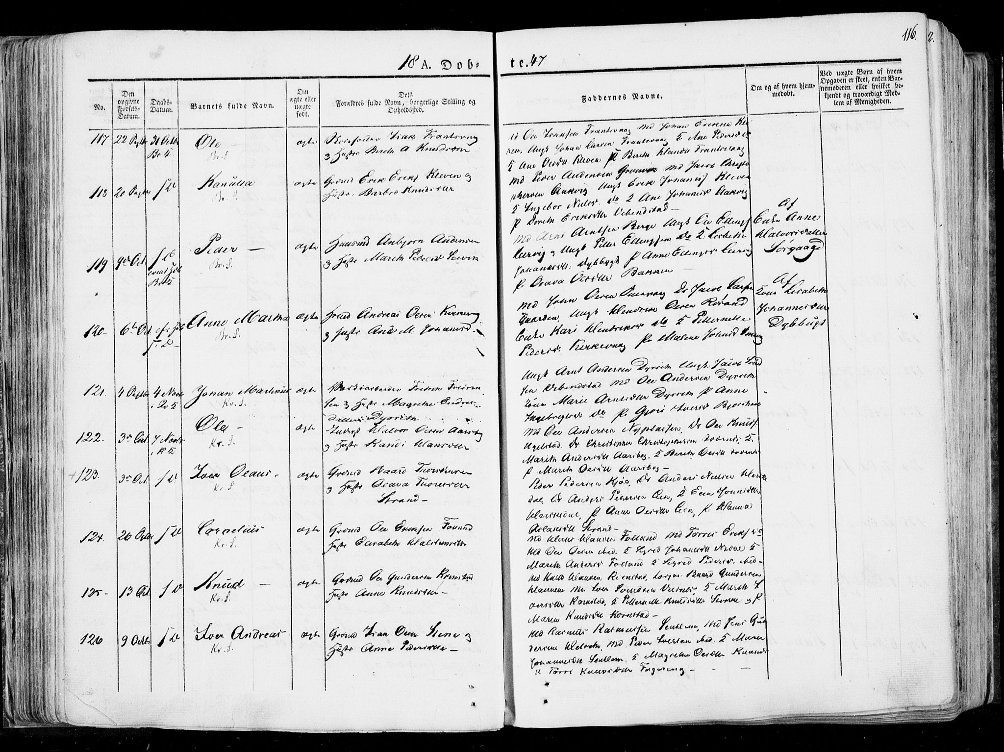 Ministerialprotokoller, klokkerbøker og fødselsregistre - Møre og Romsdal, AV/SAT-A-1454/568/L0803: Ministerialbok nr. 568A10, 1830-1853, s. 116