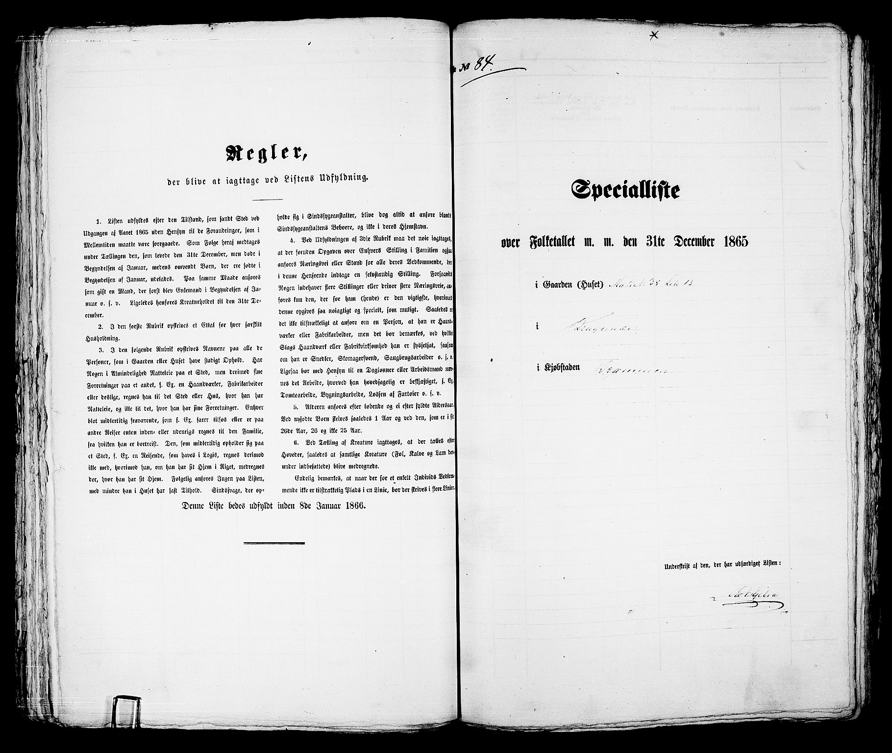 RA, Folketelling 1865 for 0602aB Bragernes prestegjeld i Drammen kjøpstad, 1865, s. 187