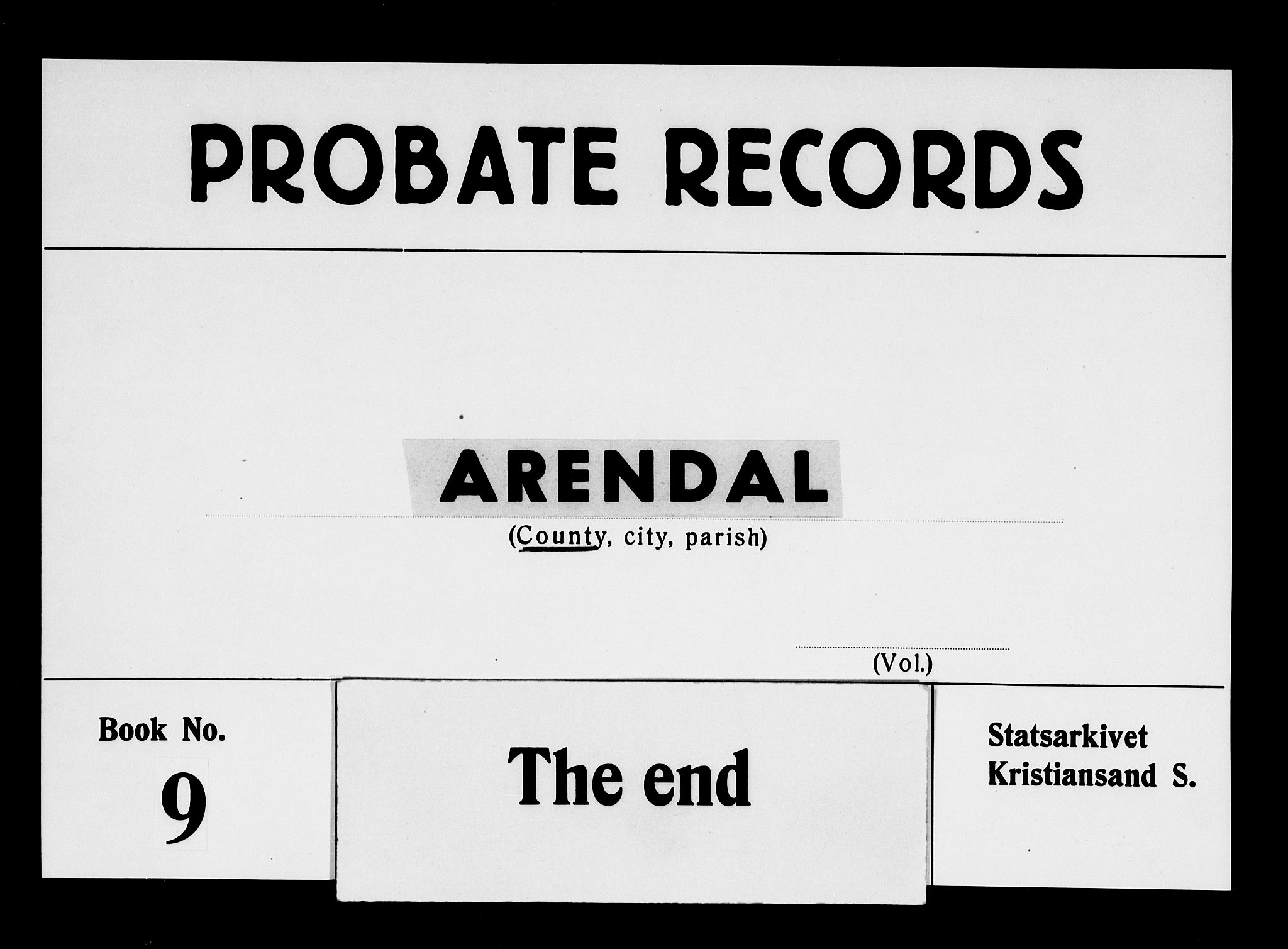 Arendal byfogd, SAK/1222-0001/H/Hc/L0011: Skifteprotokoll nr. 9, m/register, 1782-1787