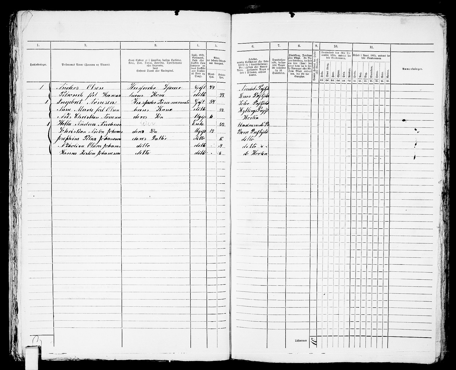 RA, Folketelling 1865 for 0703 Horten ladested, 1865, s. 627