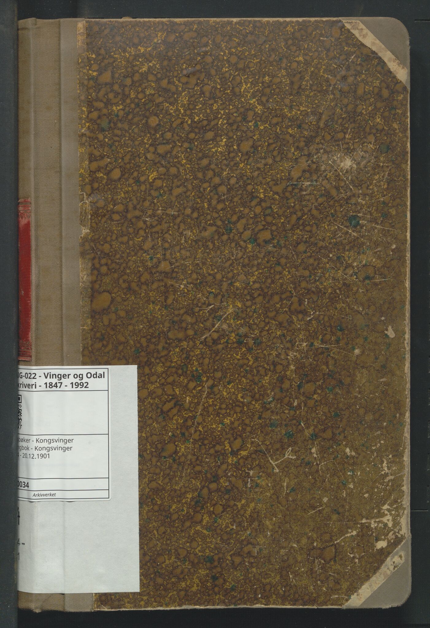 Vinger og Odal sorenskriveri, AV/SAH-TING-022/G/Gb/Gbd/L0034: Tingbok - Kongsvinger, 1894-1901