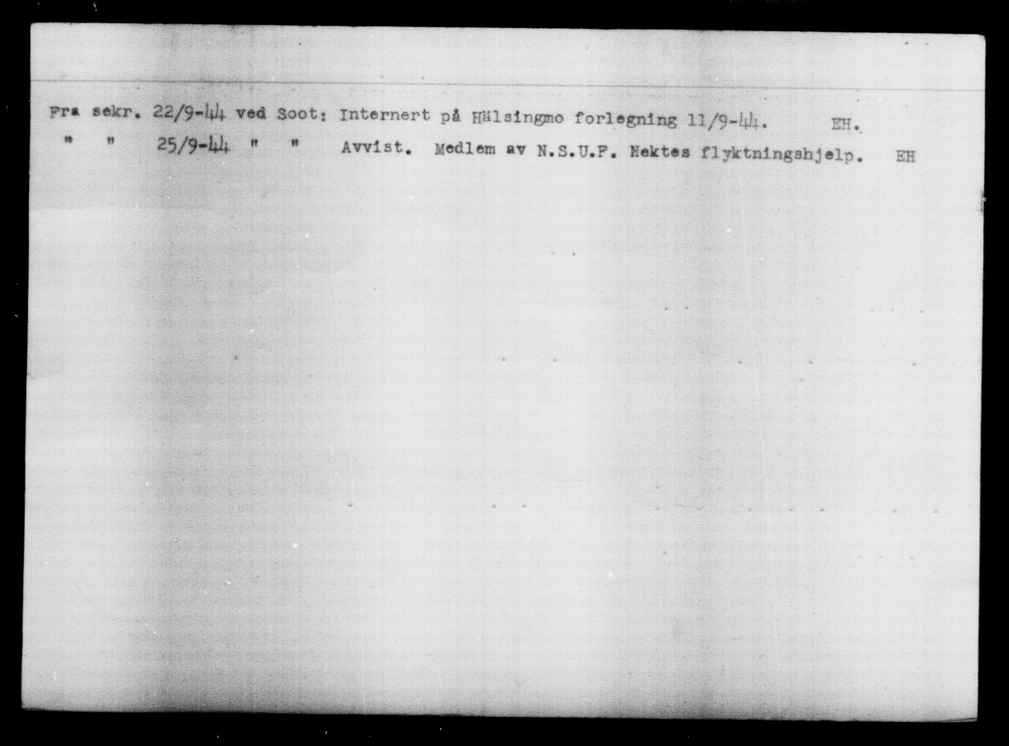 Utenriksstasjonene, Legasjonen i Stockholm, Flyktningkontoret, AV/RA-S-6753/V/Va/L0013: Kjesäterkartoteket, flyktninger med registreringsnr. 31500-34731, 1940-1945, s. 460