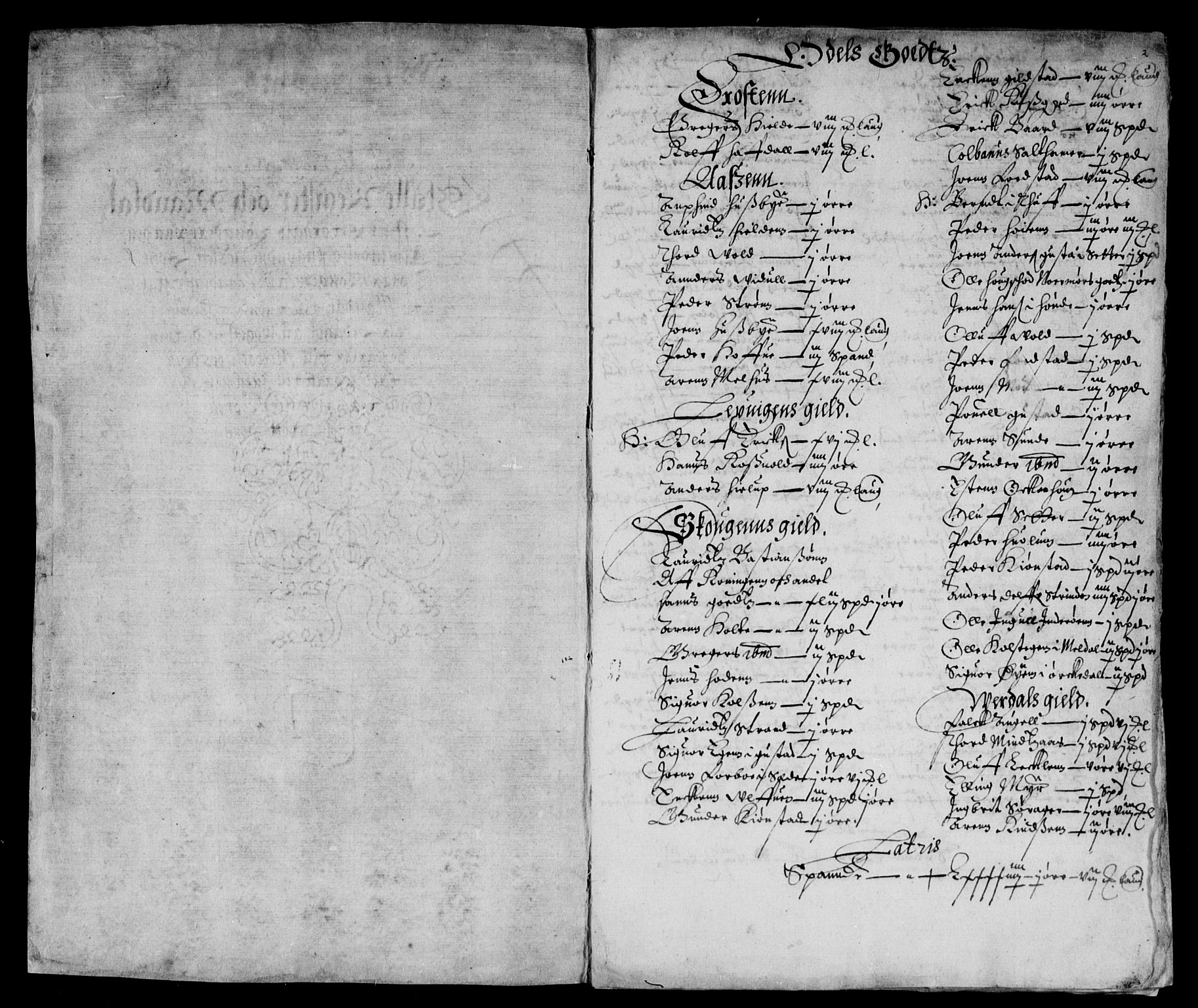 Rentekammeret inntil 1814, Reviderte regnskaper, Lensregnskaper, AV/RA-EA-5023/R/Rb/Rbw/L0066: Trondheim len, 1636-1640