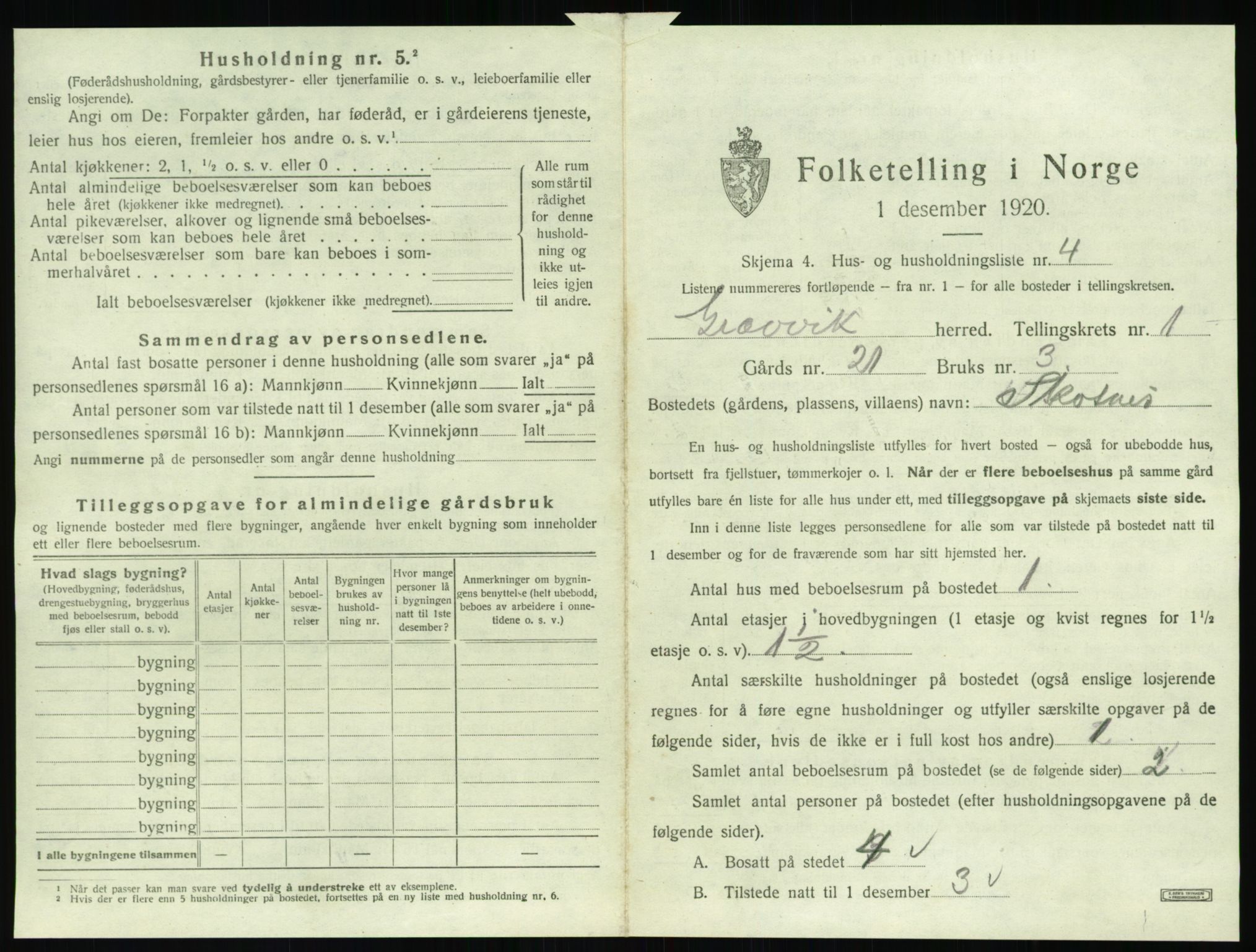 SAT, Folketelling 1920 for 1754 Gravvik herred, 1920, s. 26