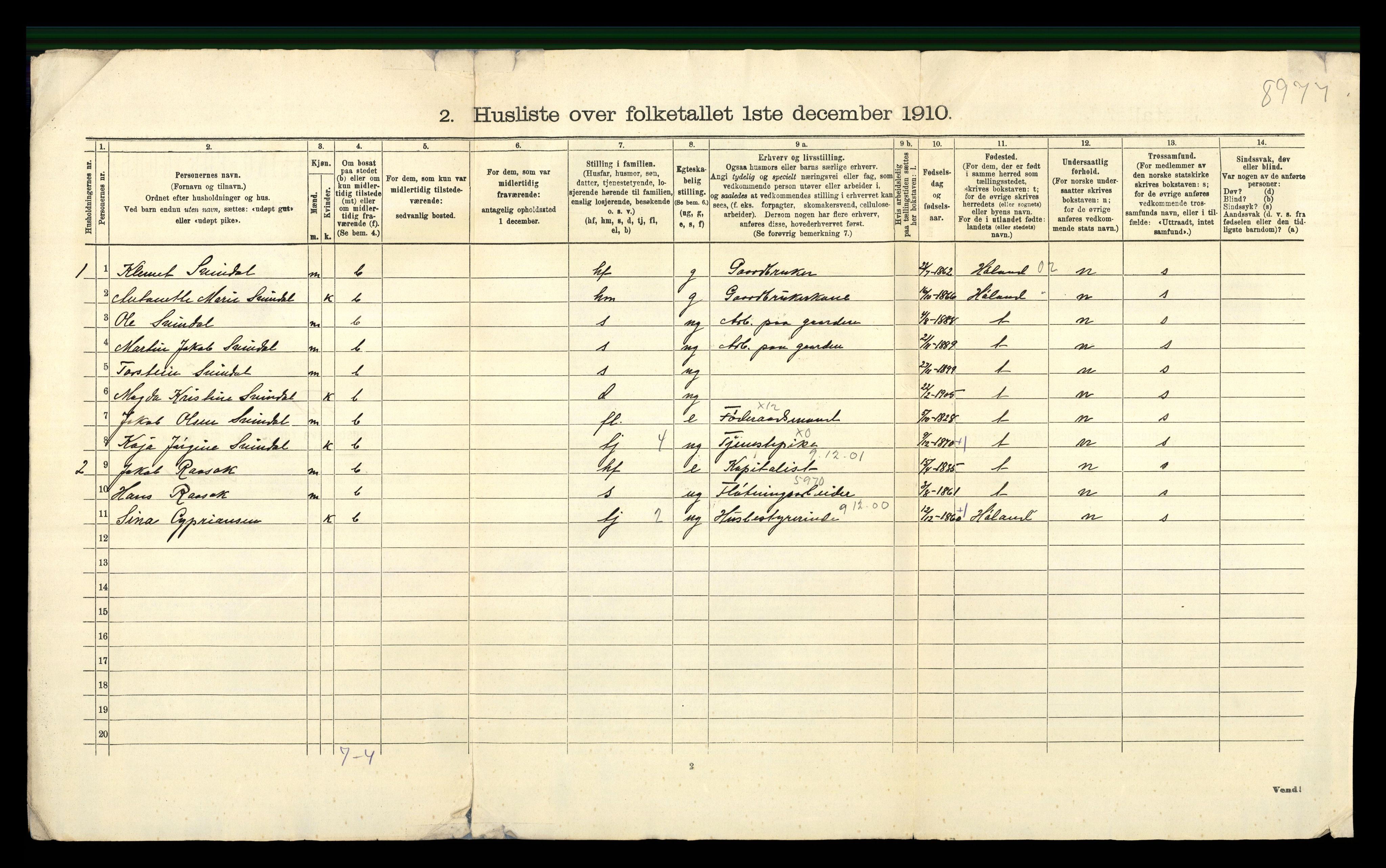 RA, Folketelling 1910 for 0227 Fet herred, 1910, s. 752