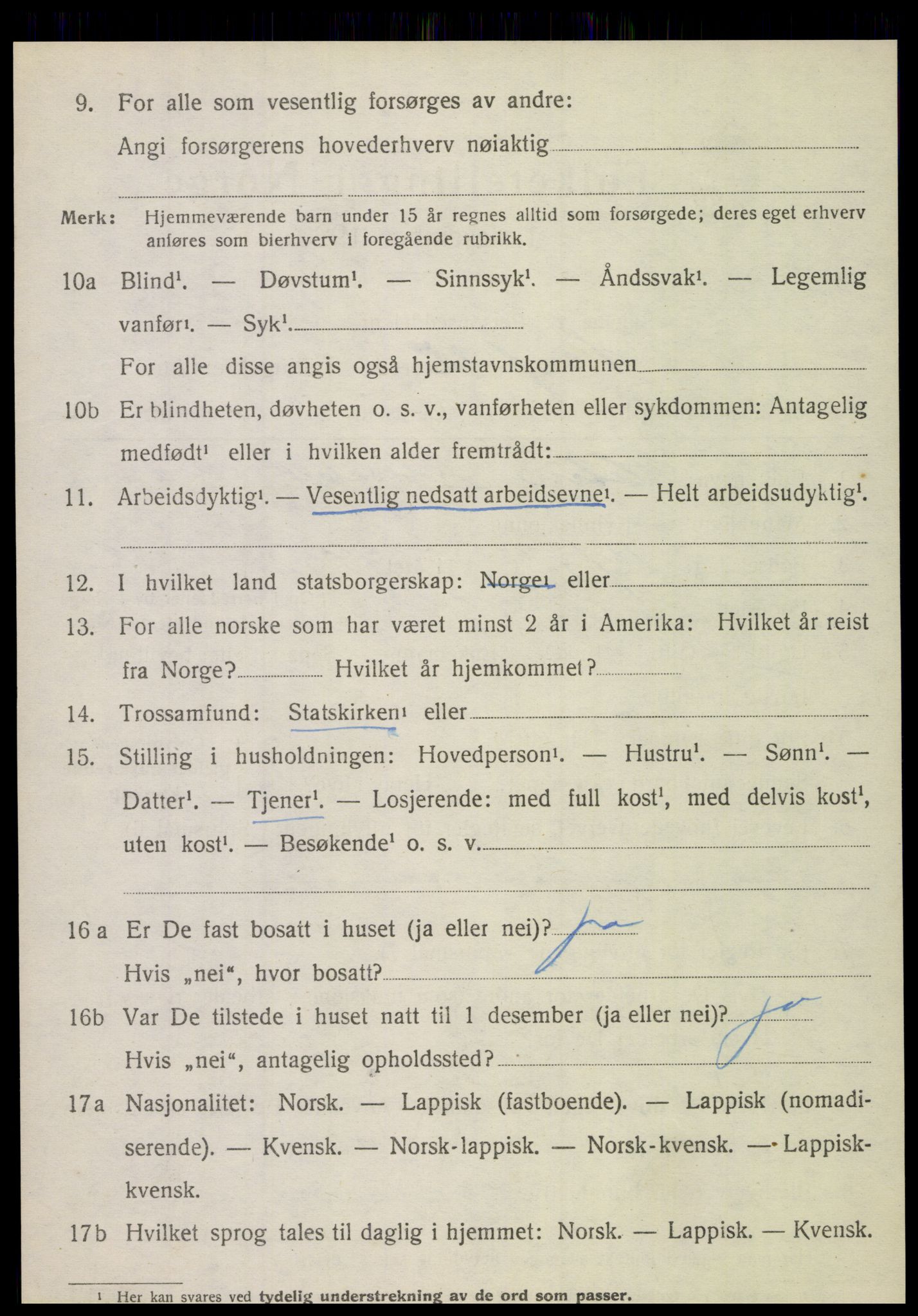SAT, Folketelling 1920 for 1845 Sørfold herred, 1920, s. 4716