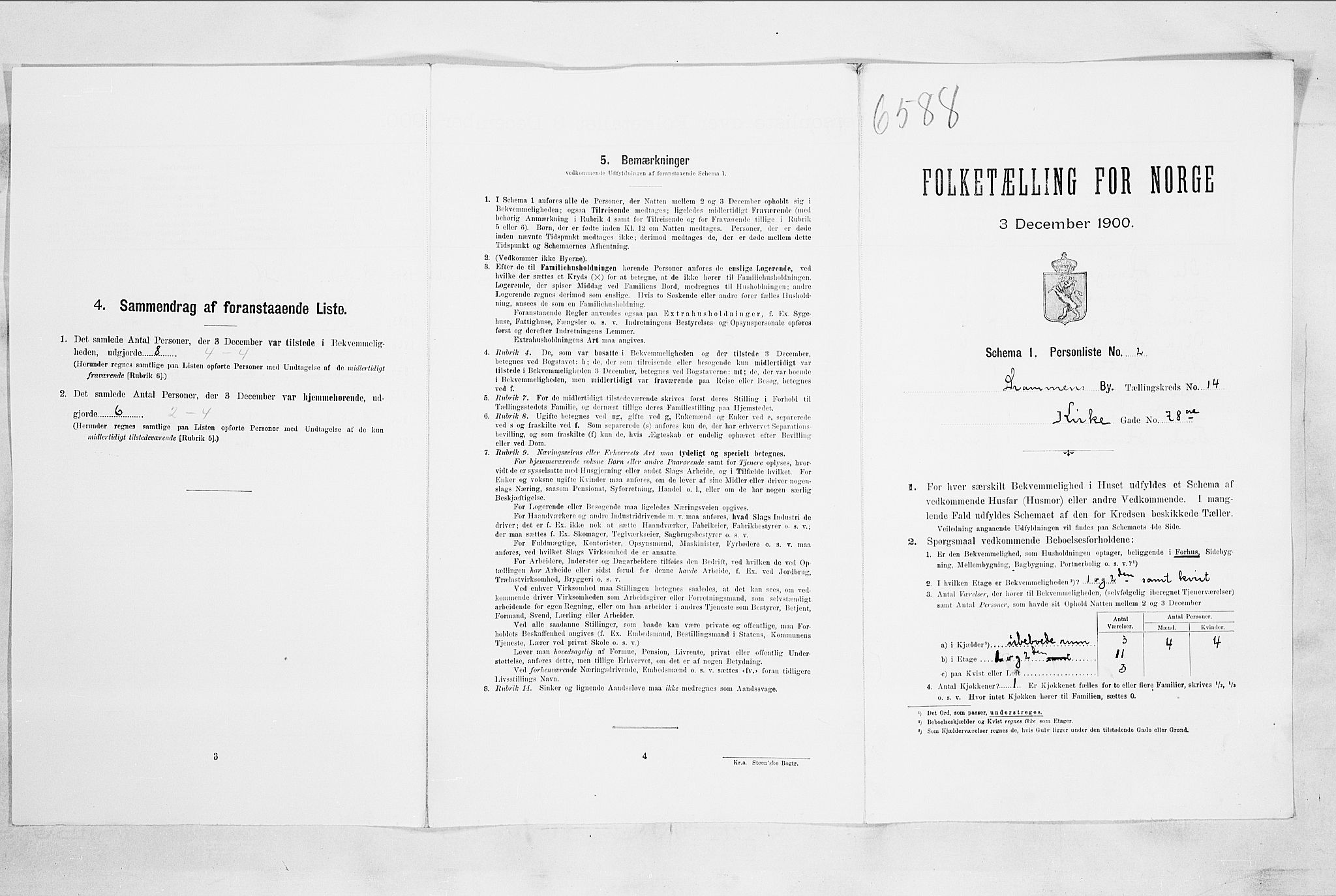 RA, Folketelling 1900 for 0602 Drammen kjøpstad, 1900, s. 2546