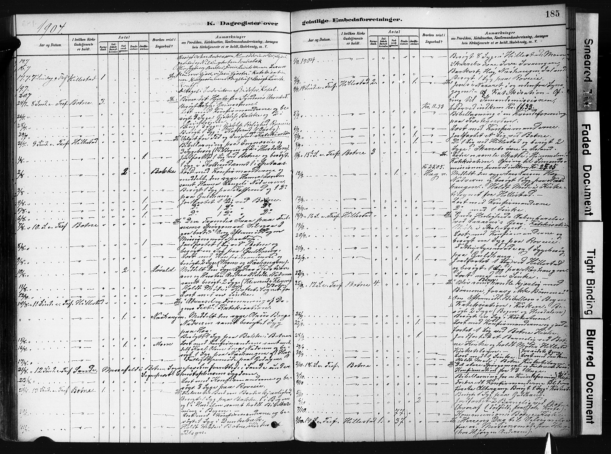 Botne kirkebøker, AV/SAKO-A-340/F/Fb/L0001: Ministerialbok nr. II 1, 1878-1902, s. 185