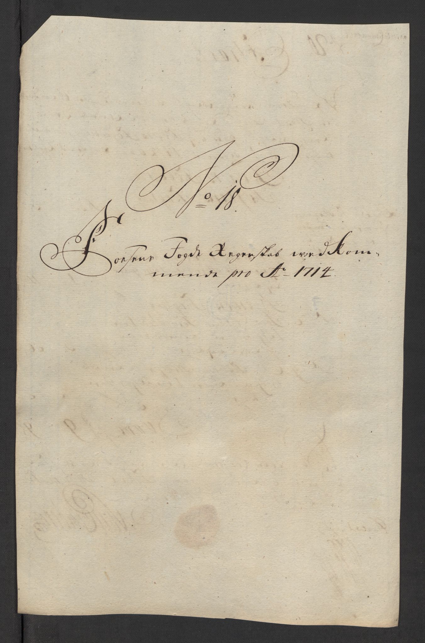 Rentekammeret inntil 1814, Reviderte regnskaper, Fogderegnskap, RA/EA-4092/R57/L3862: Fogderegnskap Fosen, 1714, s. 154