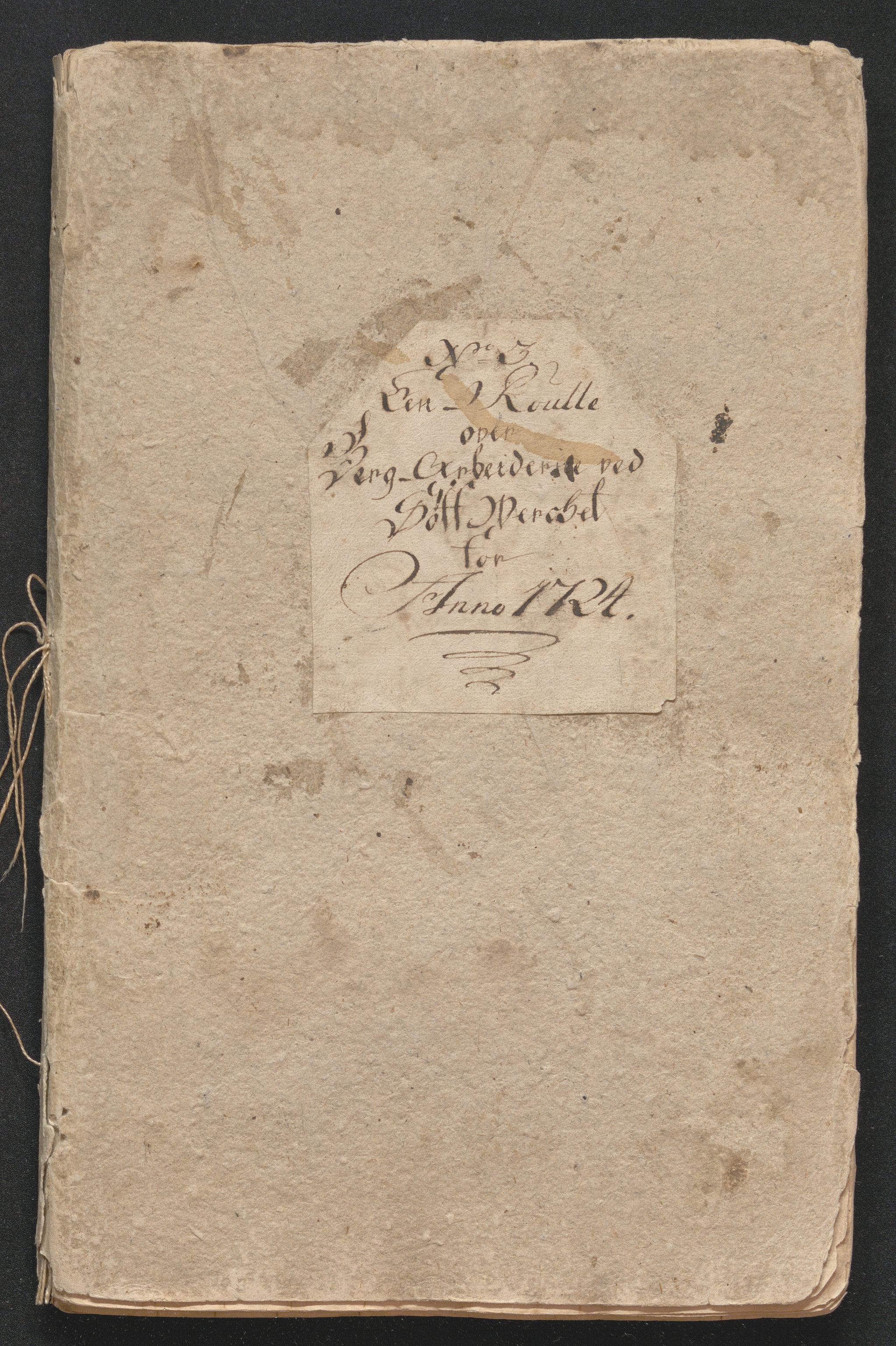 Kongsberg Sølvverk 1623-1816, AV/SAKO-EA-3135/001/D/Di/Dia/L0001a: Manntallslister, 1724, s. 1