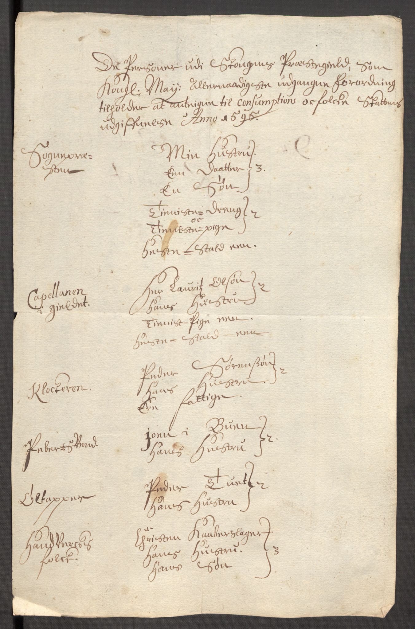 Rentekammeret inntil 1814, Reviderte regnskaper, Fogderegnskap, AV/RA-EA-4092/R62/L4188: Fogderegnskap Stjørdal og Verdal, 1696, s. 148