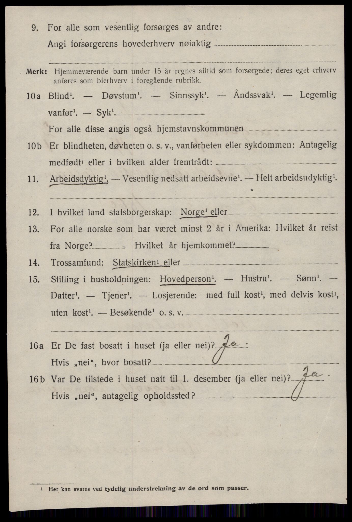 SAT, Folketelling 1920 for 1560 Tingvoll herred, 1920, s. 1163