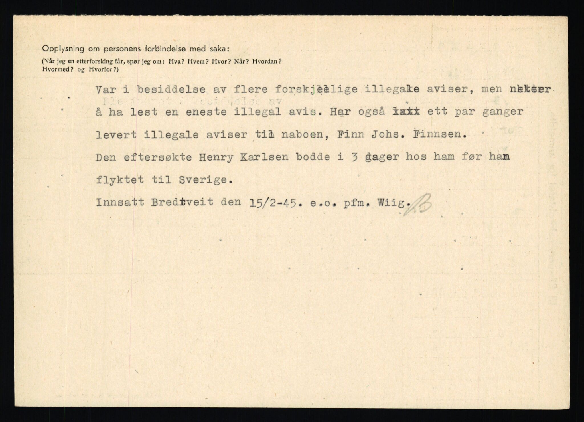 Statspolitiet - Hovedkontoret / Osloavdelingen, AV/RA-S-1329/C/Ca/L0007: Hol - Joelsen, 1943-1945, s. 3507