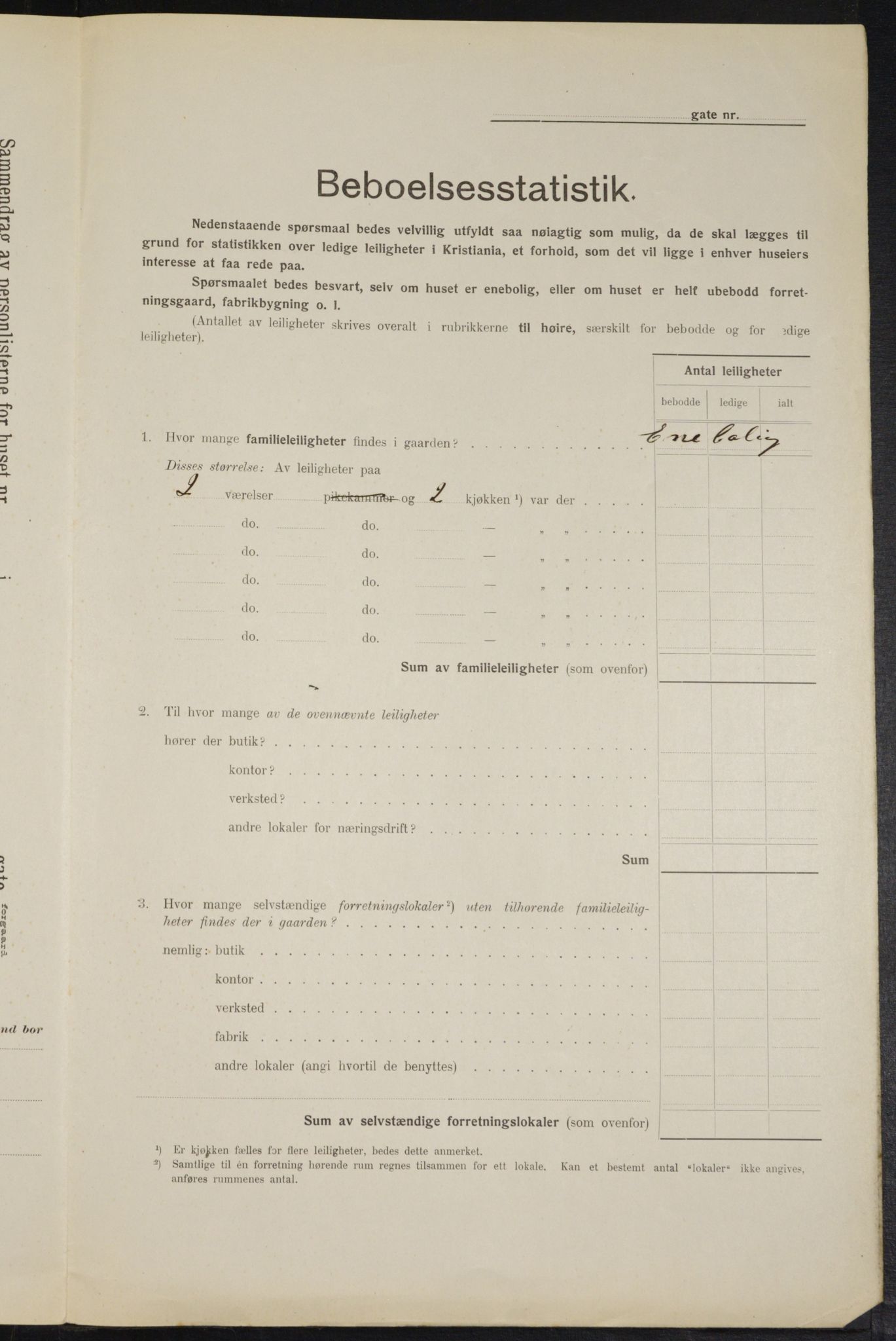 OBA, Kommunal folketelling 1.2.1914 for Kristiania, 1914, s. 99570