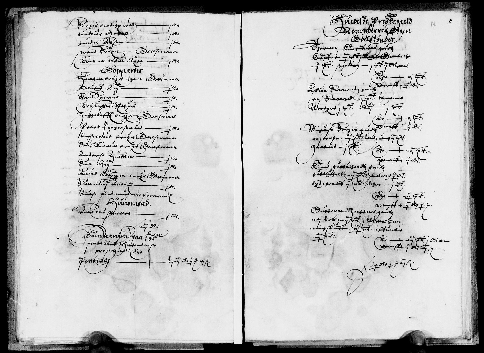 Rentekammeret inntil 1814, Reviderte regnskaper, Lensregnskaper, AV/RA-EA-5023/R/Rb/Rbp/L0017: Bratsberg len, 1633-1635