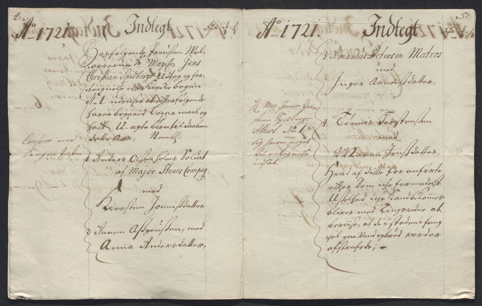 Rentekammeret inntil 1814, Reviderte regnskaper, Byregnskaper, AV/RA-EA-4066/R/Rm/L0286: [M19] Sikt og sakefall, 1719-1727, s. 70