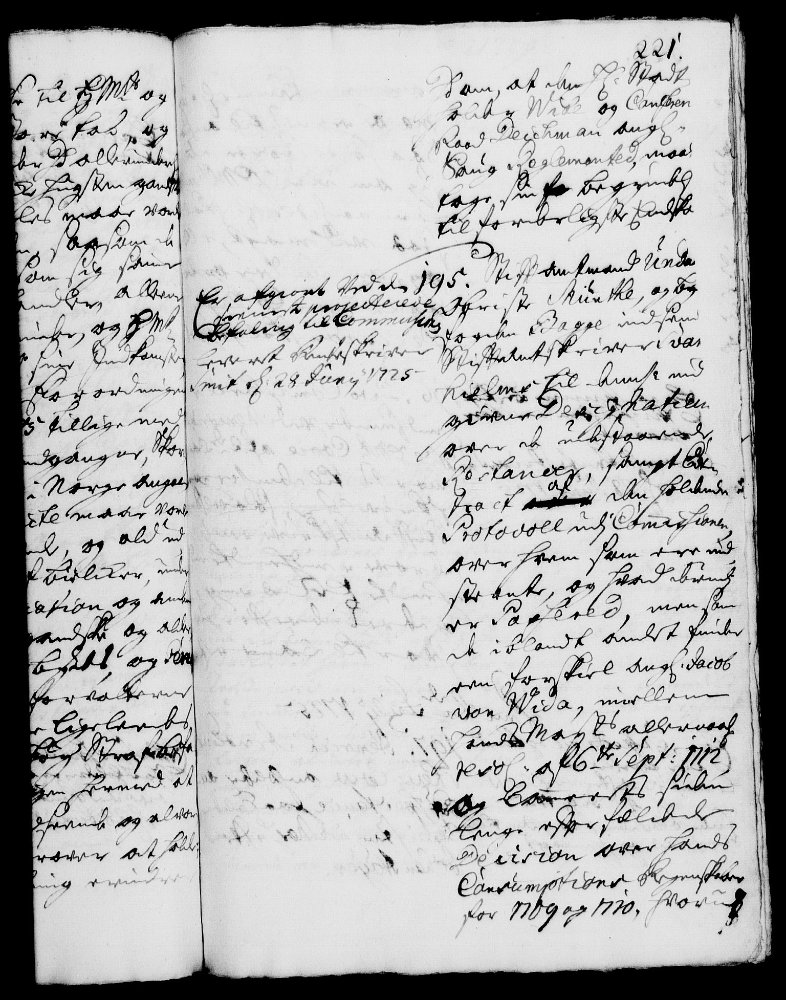 Rentekammeret, Kammerkanselliet, RA/EA-3111/G/Gh/Gha/L0007: Norsk ekstraktmemorialprotokoll (merket RK 53.52), 1724-1725, s. 221