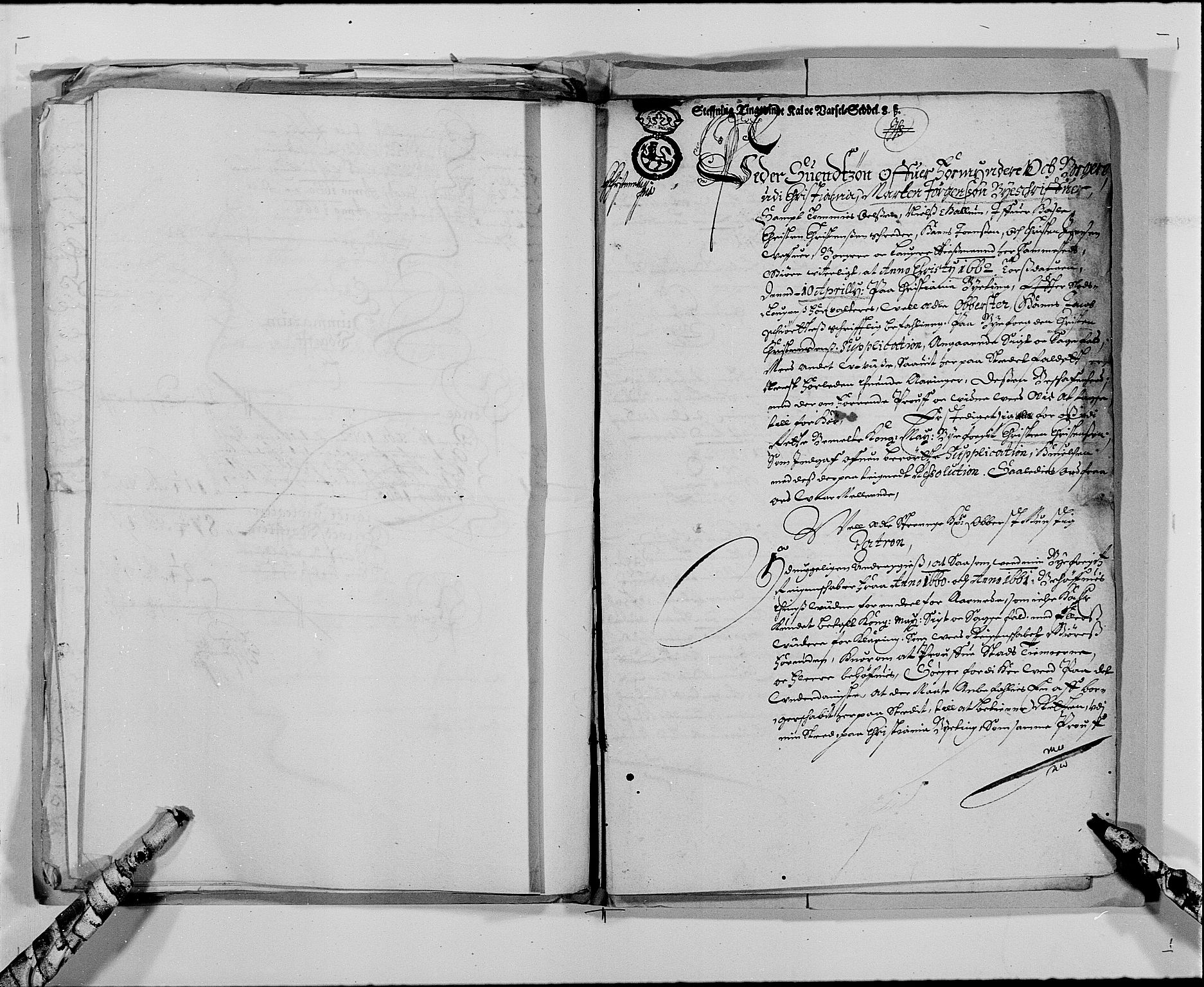 Rentekammeret inntil 1814, Reviderte regnskaper, Byregnskaper, AV/RA-EA-4066/R/Re/L0056: [E1] By- og kontribusjonsregnskap med sikt og sakefall, 1631-1664, s. 152