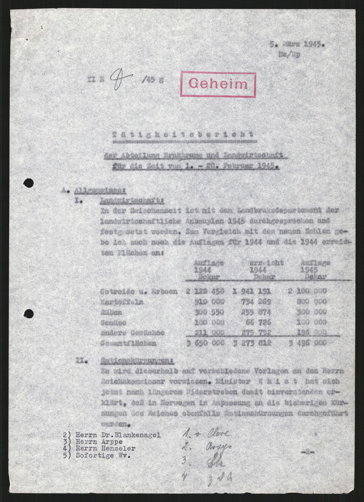 Forsvarets Overkommando. 2 kontor. Arkiv 11.4. Spredte tyske arkivsaker, AV/RA-RAFA-7031/D/Dar/Darb/L0002: Reichskommissariat, 1940-1945, s. 539