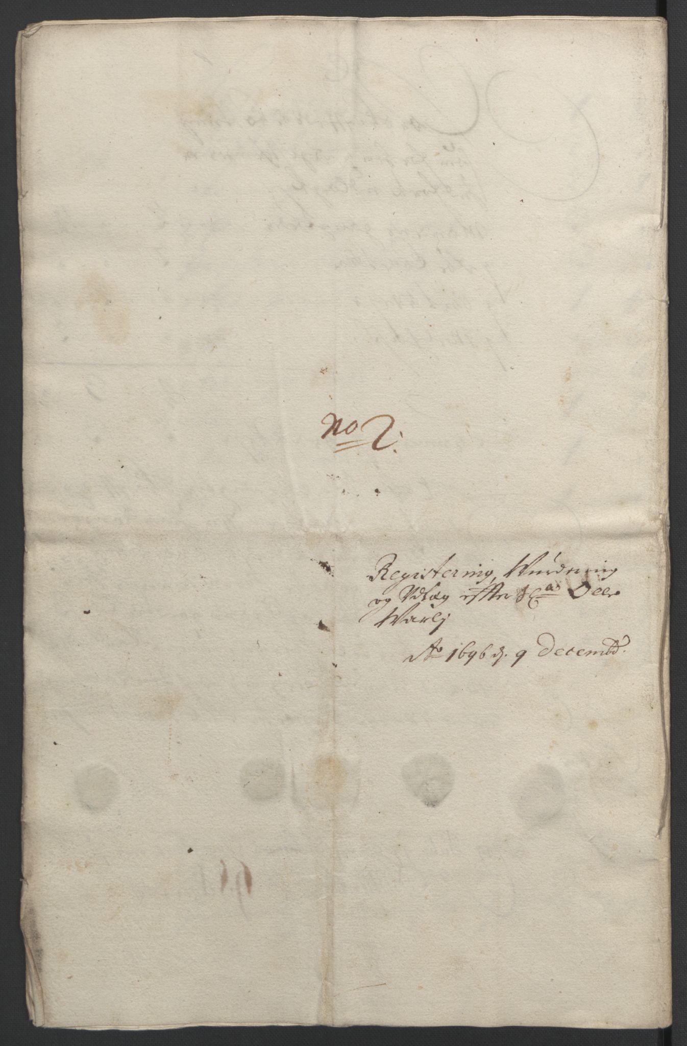 Rentekammeret inntil 1814, Reviderte regnskaper, Fogderegnskap, AV/RA-EA-4092/R53/L3422: Fogderegnskap Sunn- og Nordfjord, 1695-1696, s. 296