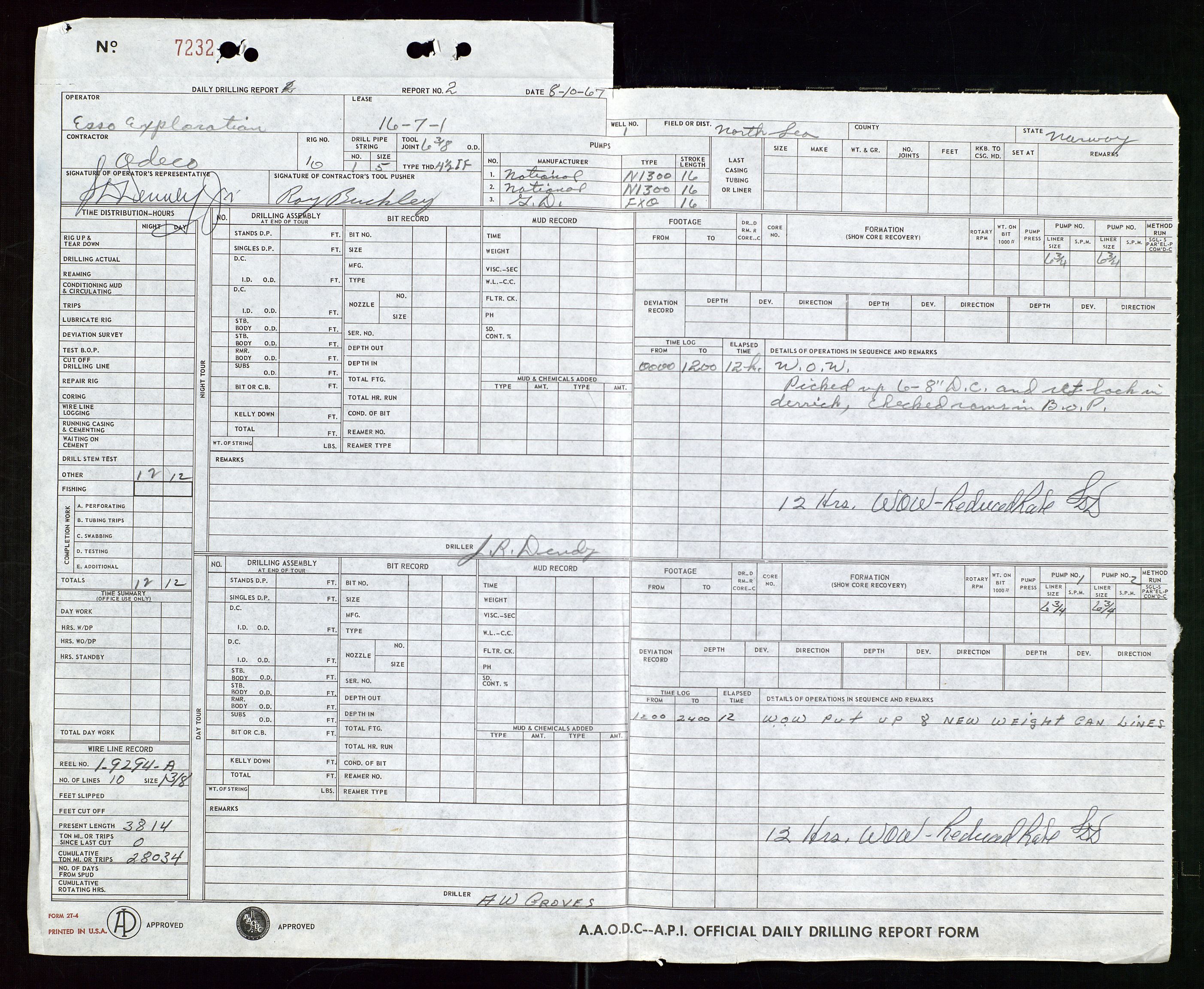 Pa 1512 - Esso Exploration and Production Norway Inc., SAST/A-101917/E/Ea/L0015: Well 16/7-1, 1967-1972, s. 148