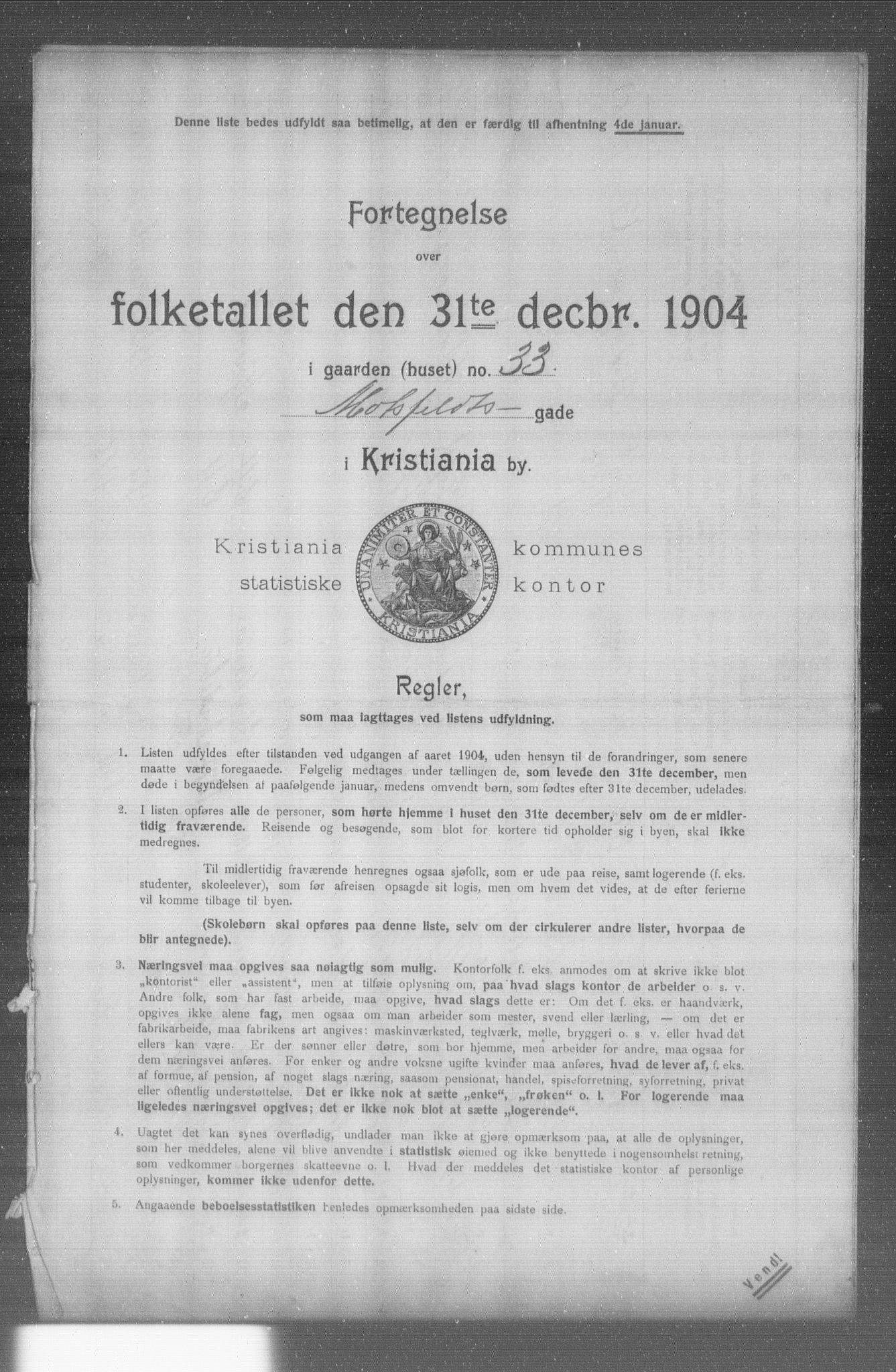 OBA, Kommunal folketelling 31.12.1904 for Kristiania kjøpstad, 1904, s. 12728