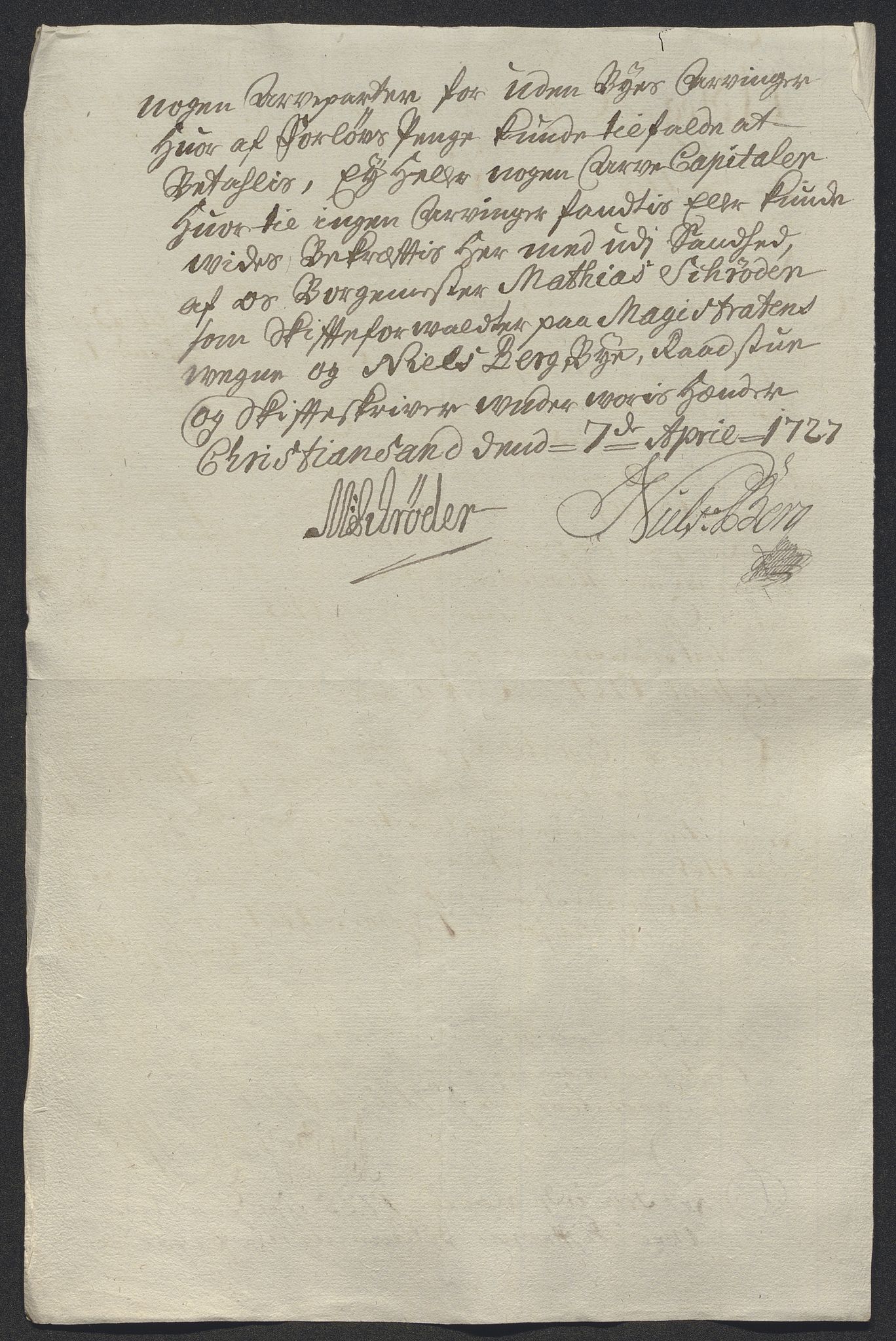 Rentekammeret inntil 1814, Reviderte regnskaper, Byregnskaper, AV/RA-EA-4066/R/Rm/L0286: [M19] Sikt og sakefall, 1719-1727, s. 521