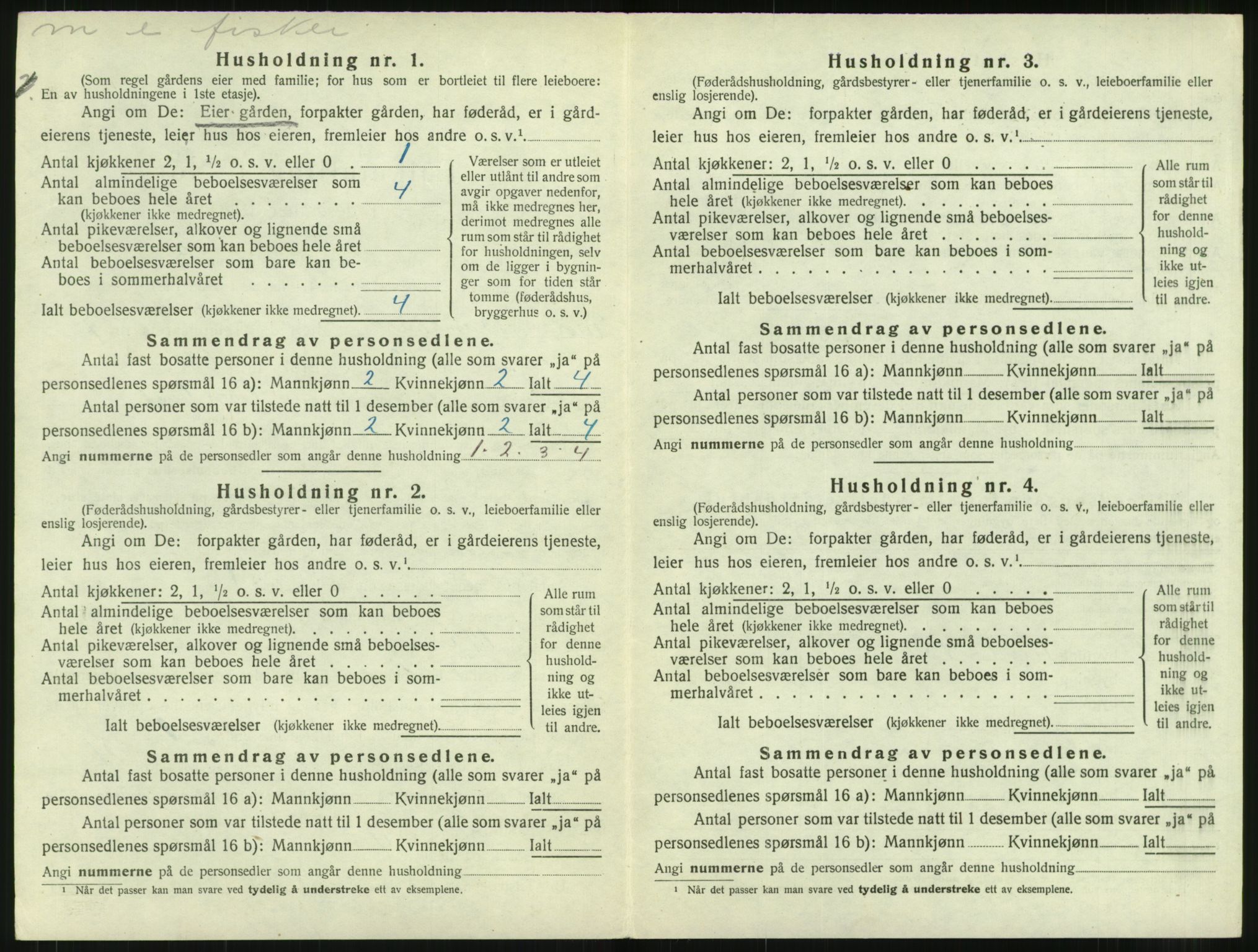 SAT, Folketelling 1920 for 1554 Bremsnes herred, 1920, s. 722