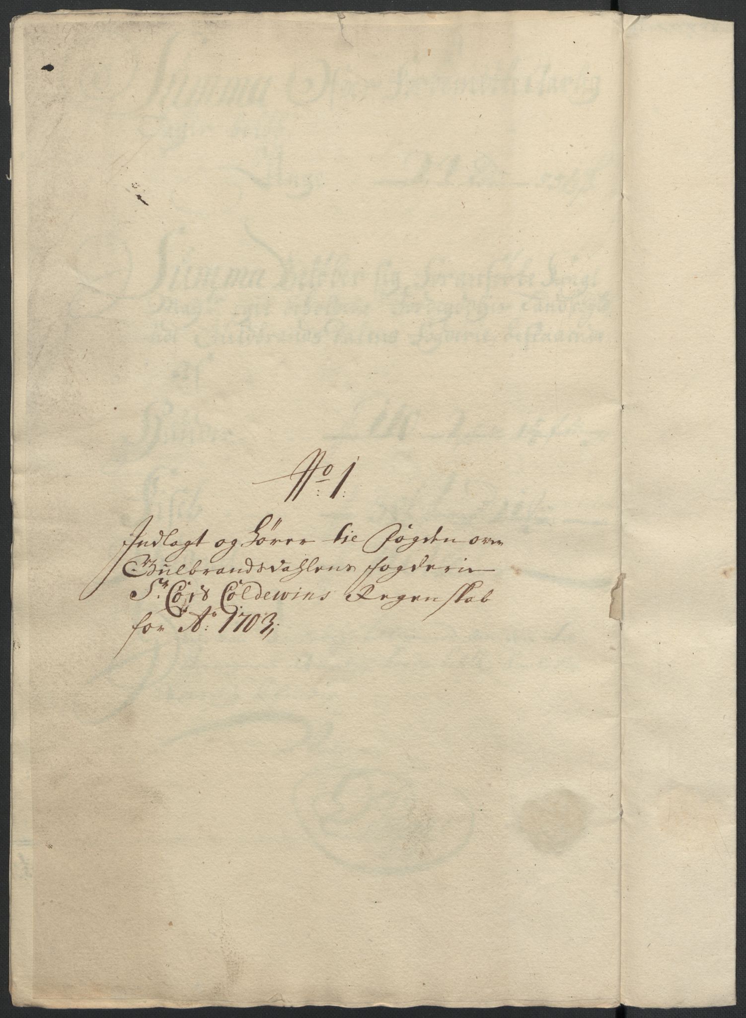 Rentekammeret inntil 1814, Reviderte regnskaper, Fogderegnskap, RA/EA-4092/R17/L1176: Fogderegnskap Gudbrandsdal, 1703, s. 41