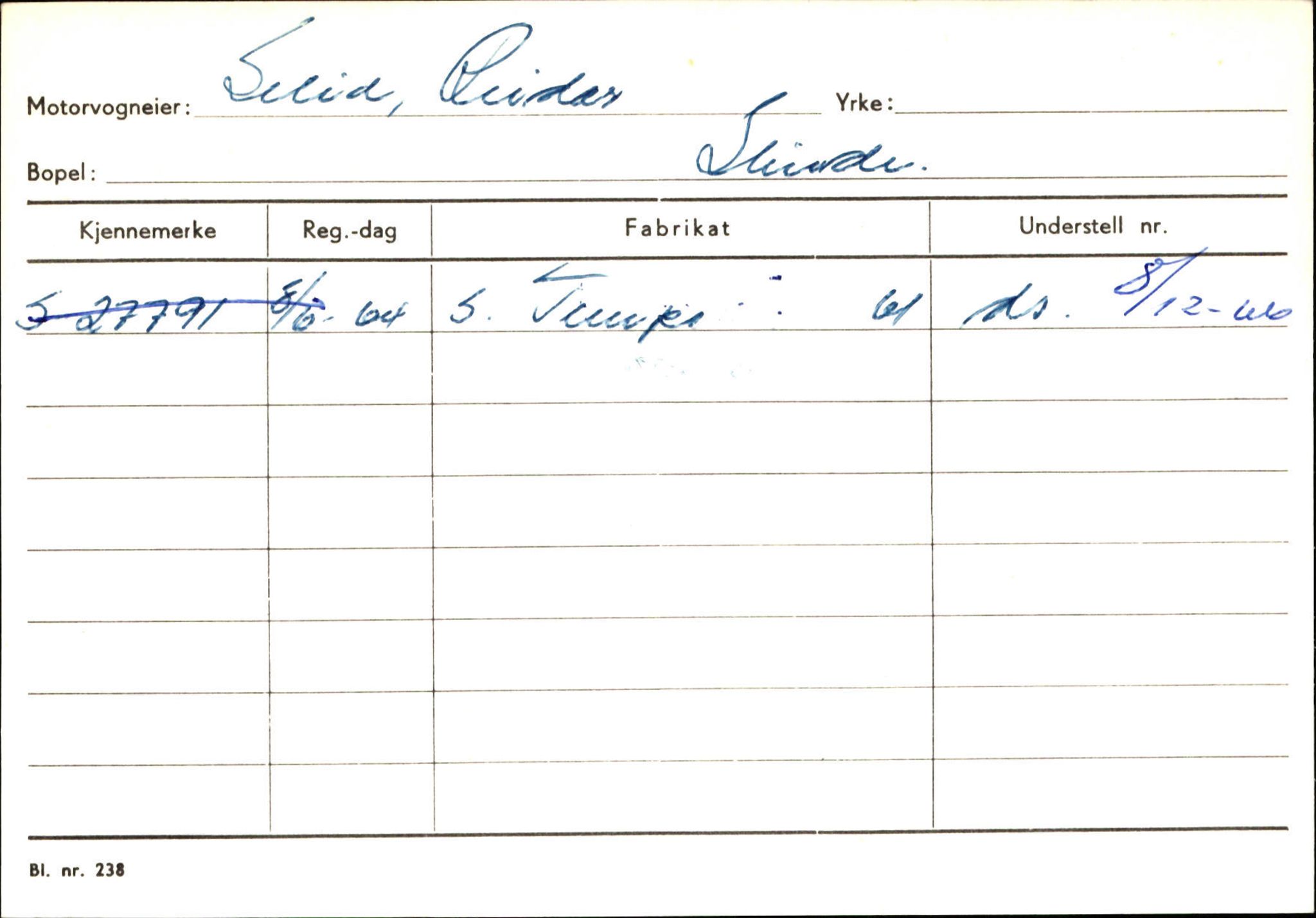 Statens vegvesen, Sogn og Fjordane vegkontor, SAB/A-5301/4/F/L0124: Eigarregister Sogndal A-U, 1945-1975, s. 2092