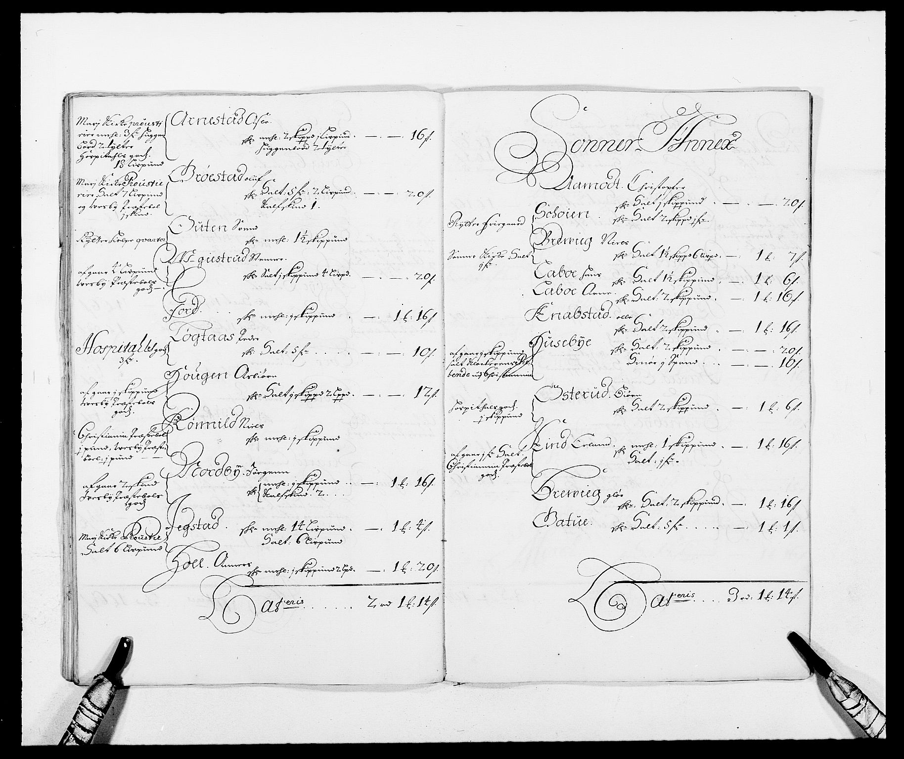 Rentekammeret inntil 1814, Reviderte regnskaper, Fogderegnskap, AV/RA-EA-4092/R09/L0433: Fogderegnskap Follo, 1685-1686, s. 223