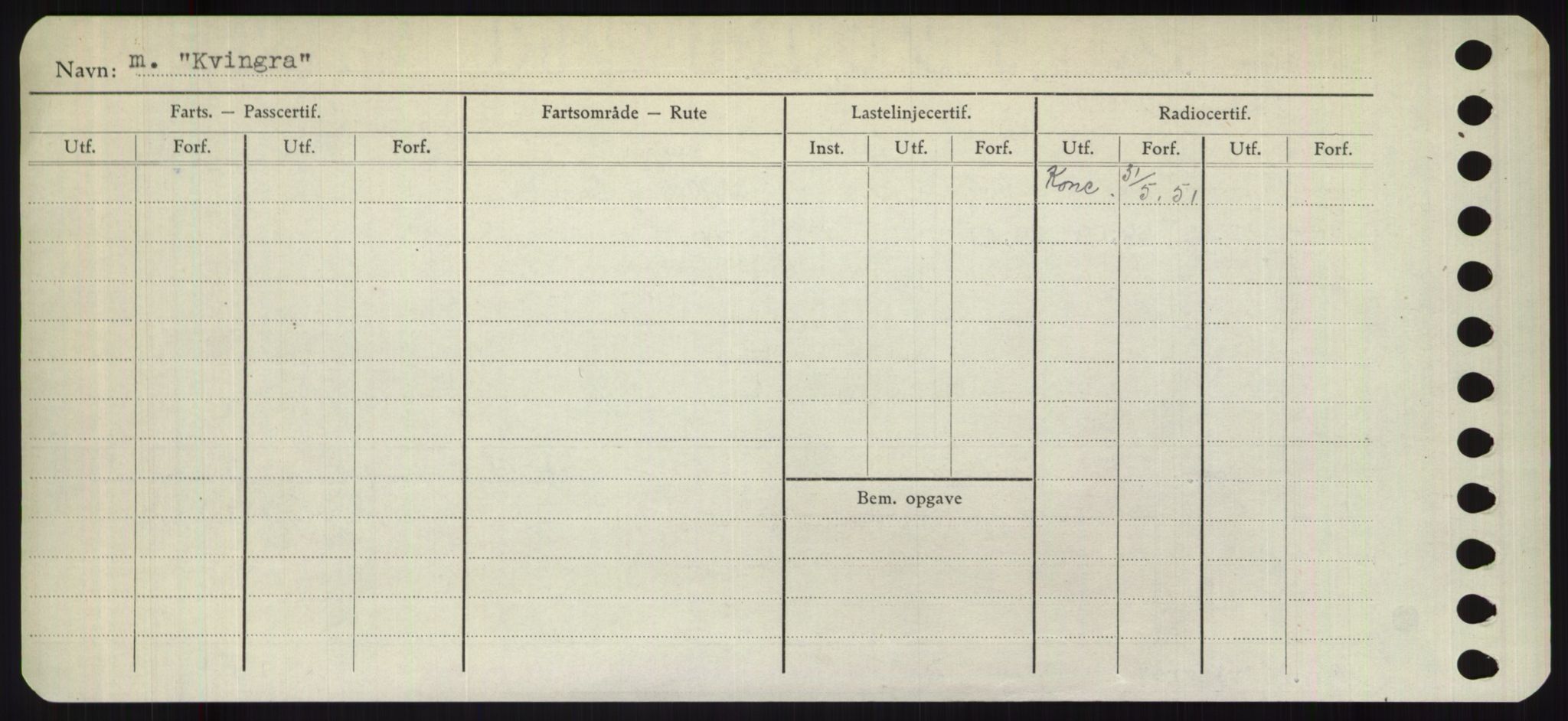 Sjøfartsdirektoratet med forløpere, Skipsmålingen, RA/S-1627/H/Ha/L0003/0002: Fartøy, Hilm-Mar / Fartøy, Kom-Mar, s. 170