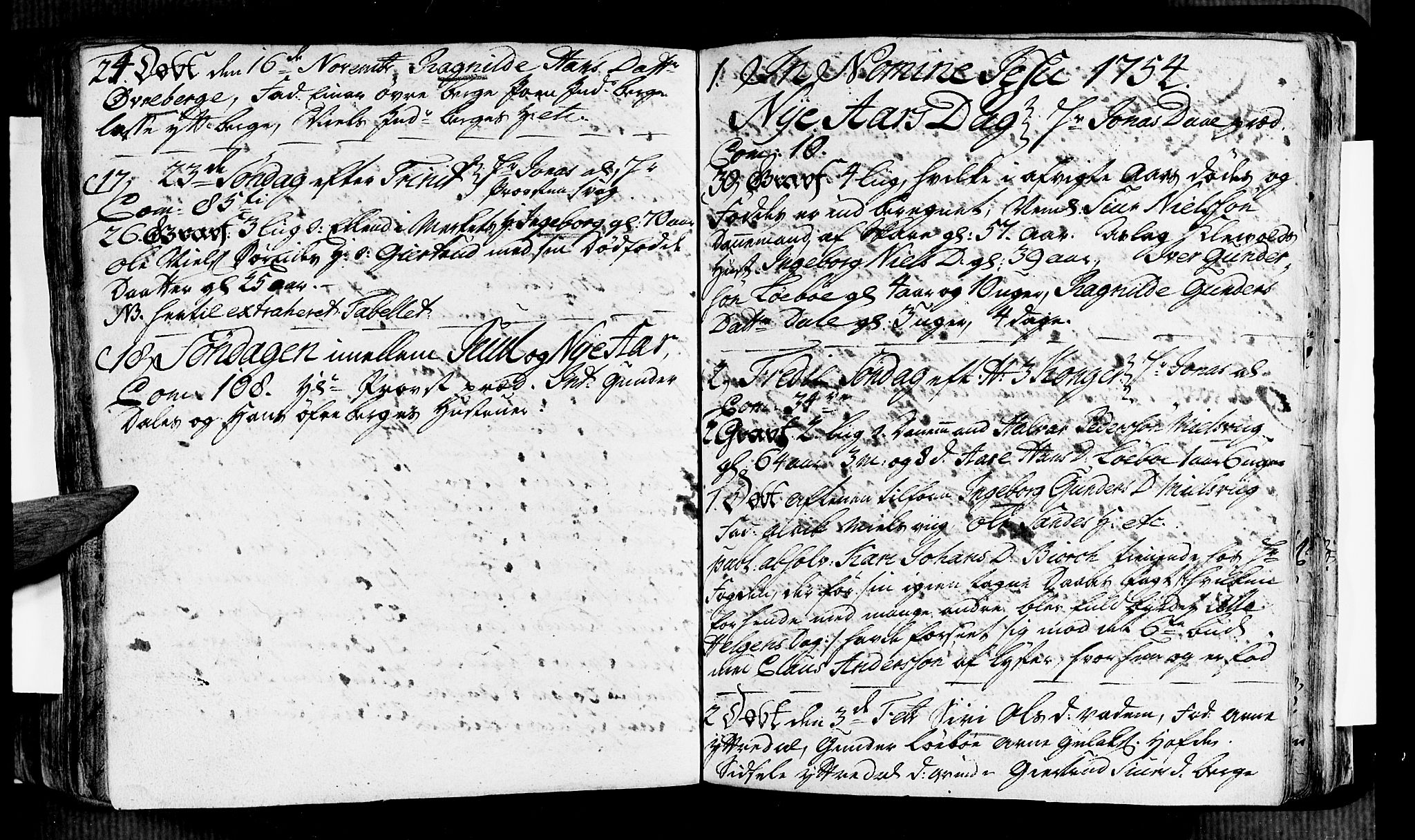 Vik sokneprestembete, SAB/A-81501: Ministerialbok nr. A 2 /3, 1740-1755