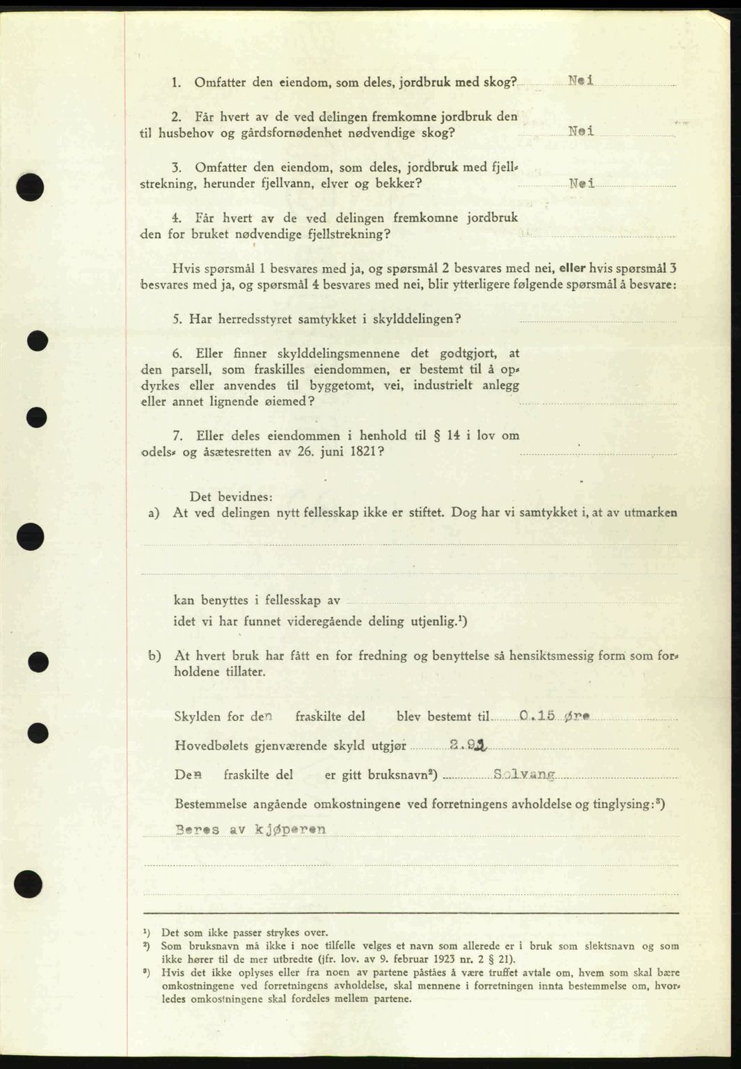 Nordre Sunnmøre sorenskriveri, AV/SAT-A-0006/1/2/2C/2Ca: Pantebok nr. A13, 1942-1942, Dagboknr: 597/1942