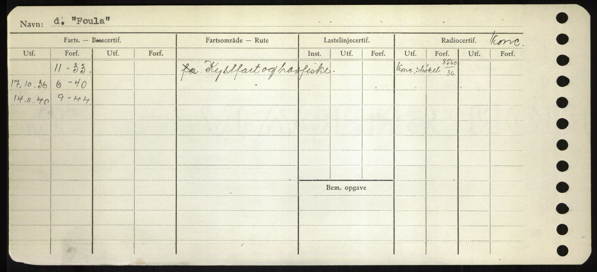 Sjøfartsdirektoratet med forløpere, Skipsmålingen, AV/RA-S-1627/H/Hd/L0011: Fartøy, Fla-Får, s. 246