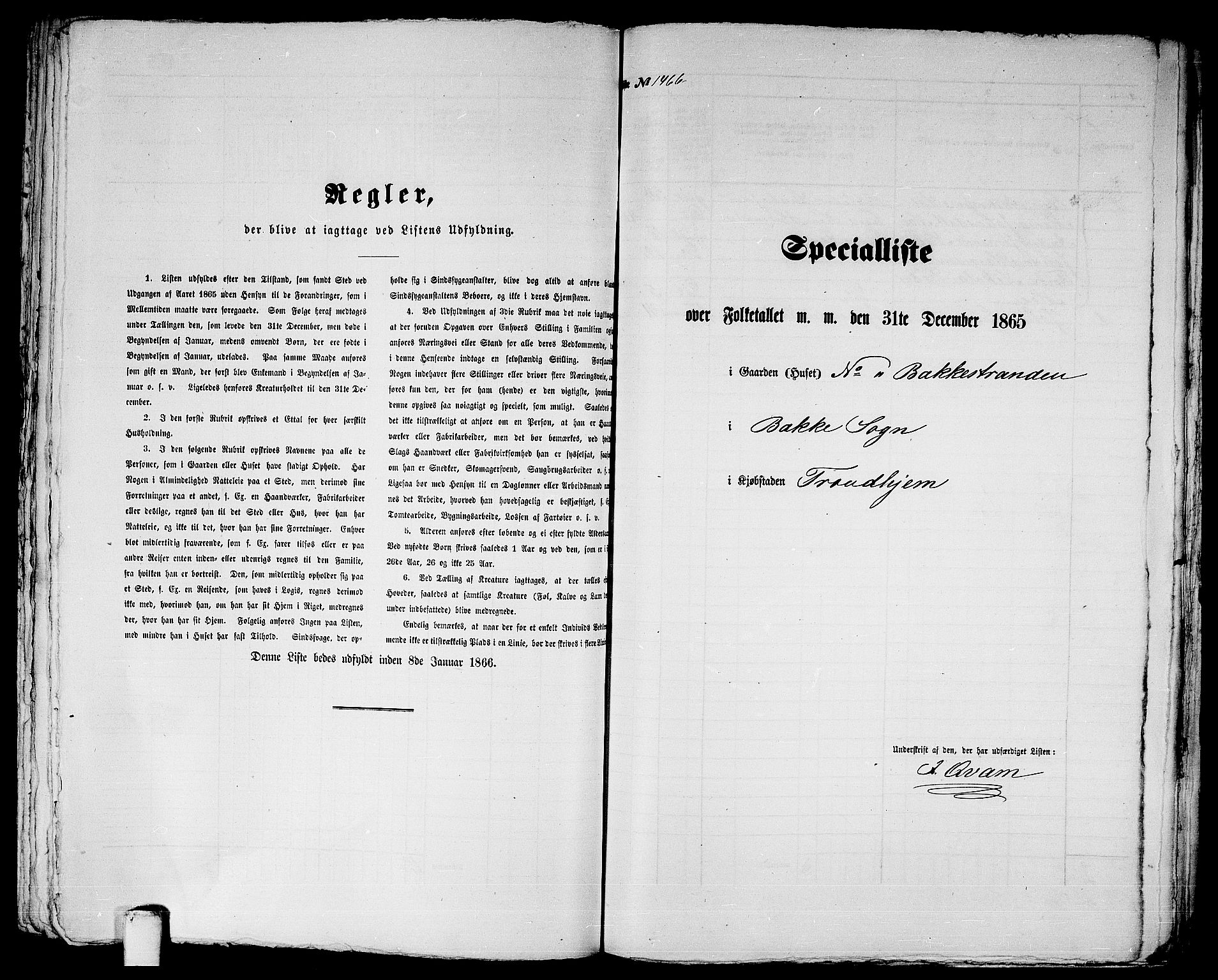 RA, Folketelling 1865 for 1601 Trondheim kjøpstad, 1865, s. 3032