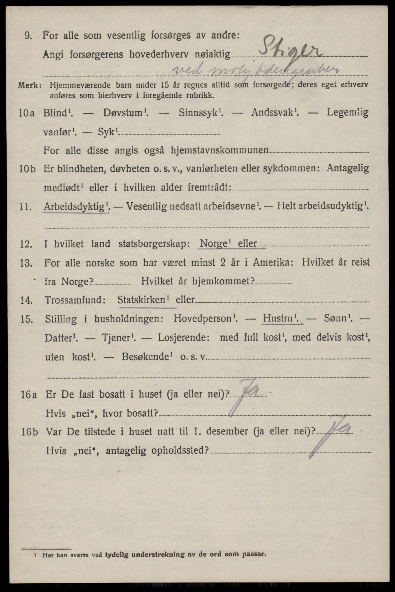 SAST, Folketelling 1920 for 1112 Lund herred, 1920, s. 2109